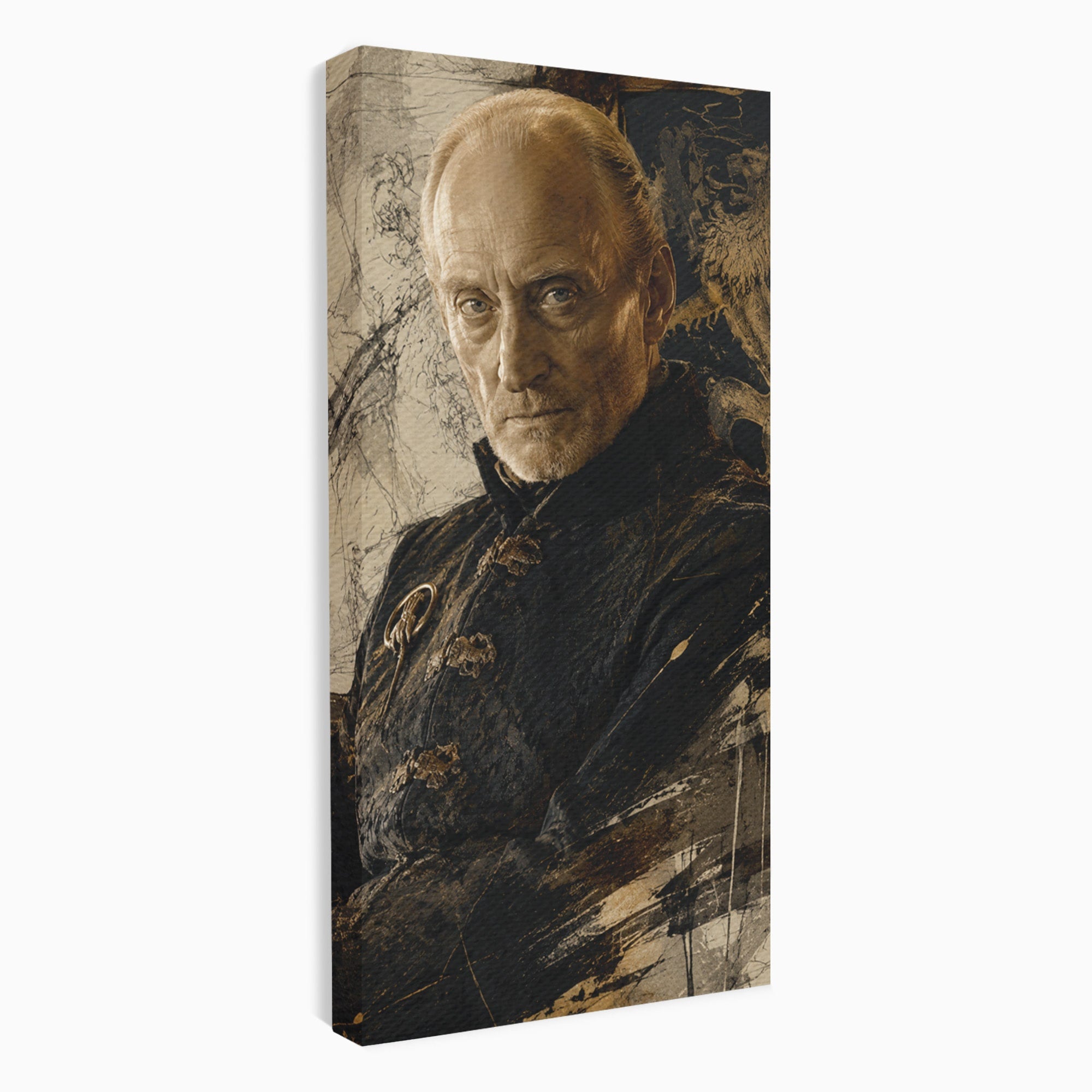 Tablou Canvas Premium LuxCanva® PI1199, Tywin Lannister, Noblete, Privirire, Portret, Regal, Clasic, Living, Culori Vibrante