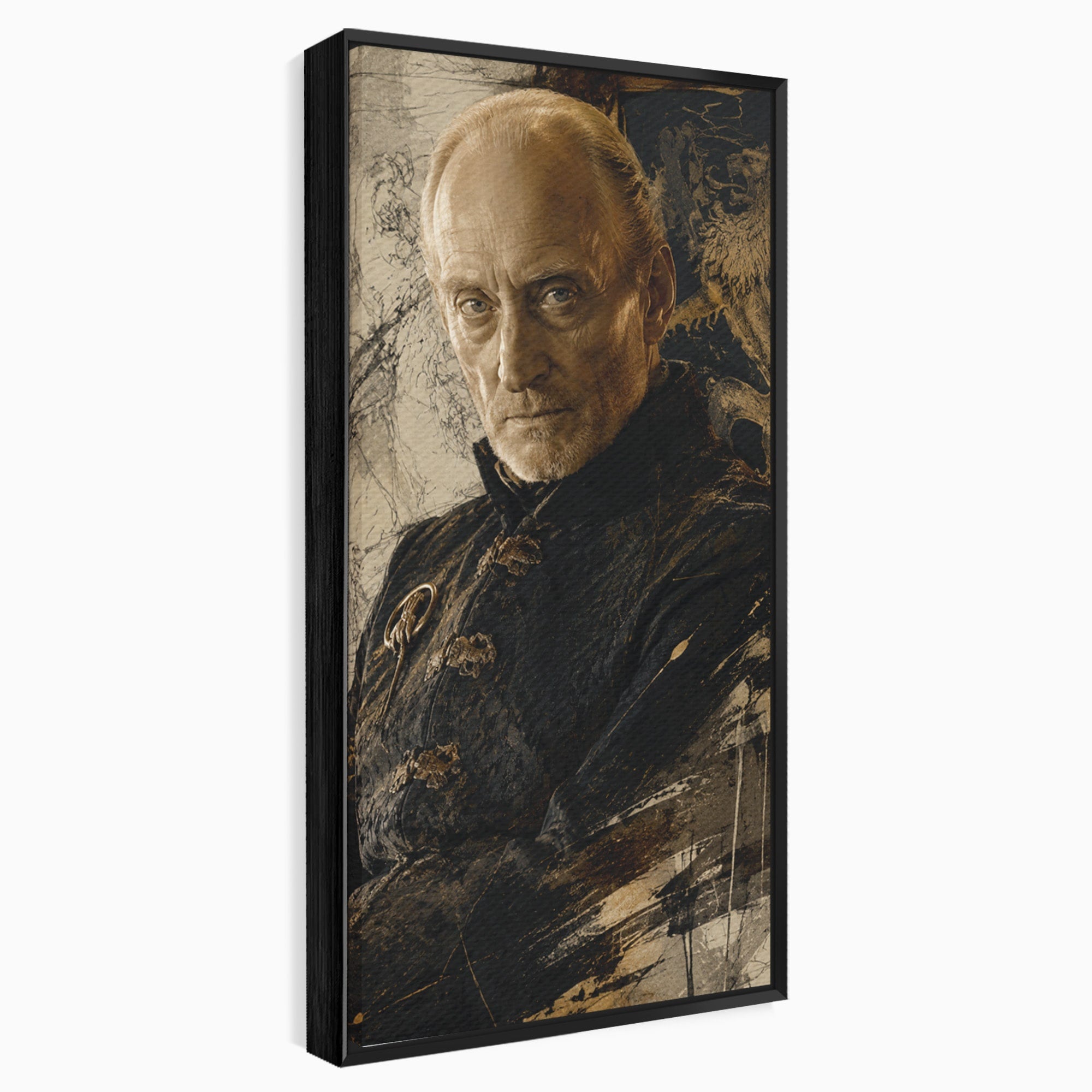 Tablou Canvas Premium LuxCanva® PI1199, Tywin Lannister, Noblete, Privirire, Portret, Regal, Clasic, Living, Culori Vibrante