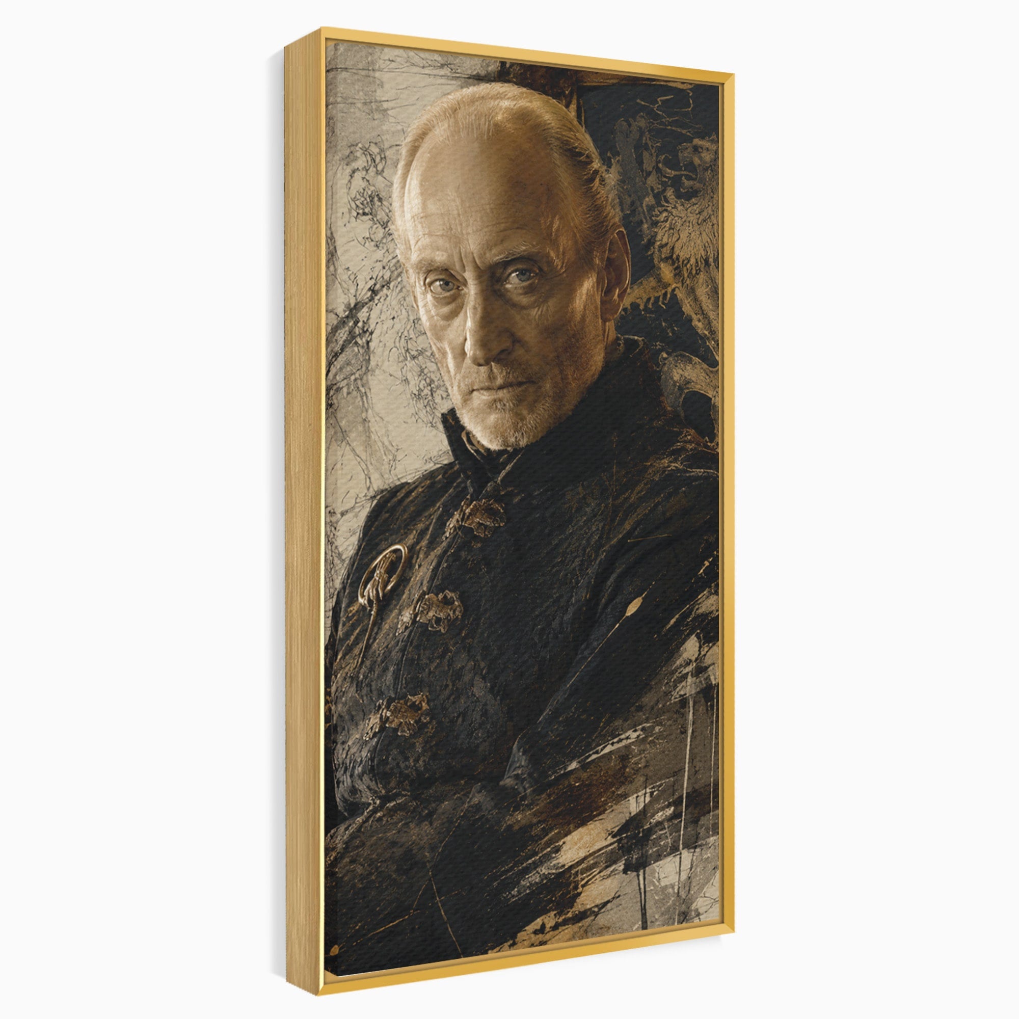 Tablou Canvas Premium LuxCanva® PI1199, Tywin Lannister, Noblete, Privirire, Portret, Regal, Clasic, Living, Culori Vibrante