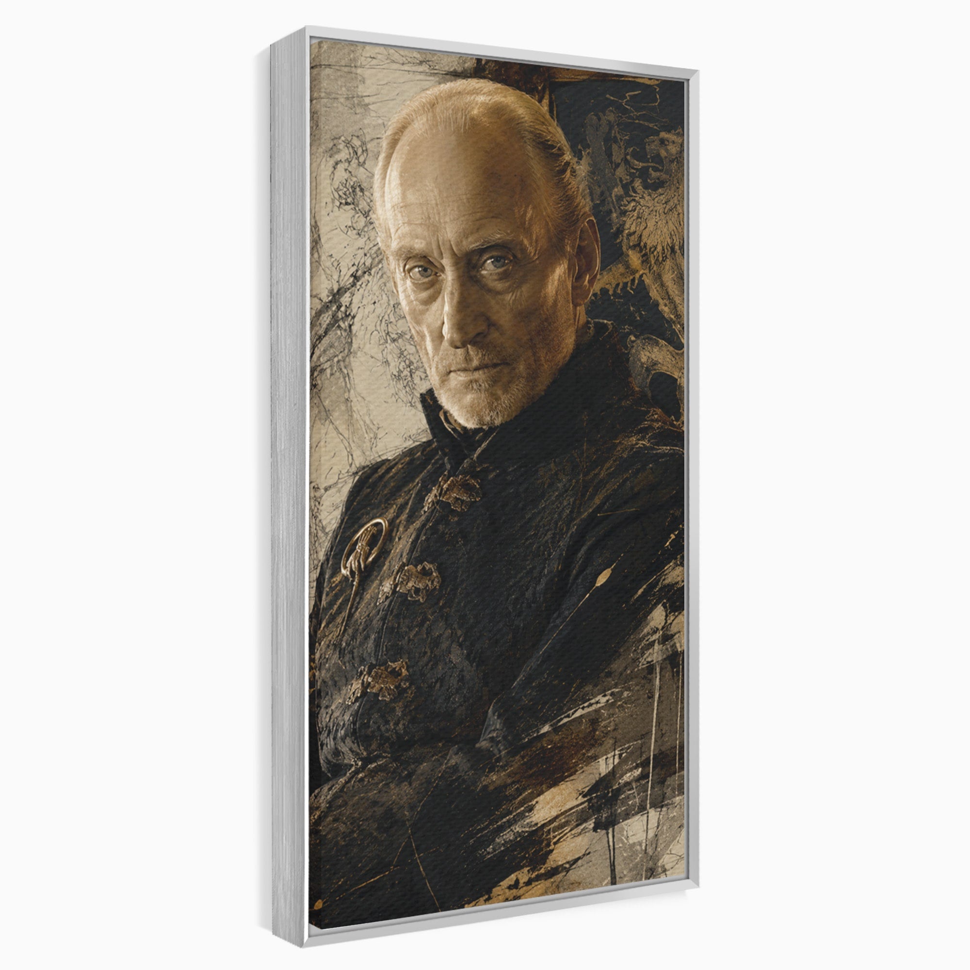 Tablou Canvas Premium LuxCanva® PI1199, Tywin Lannister, Noblete, Privirire, Portret, Regal, Clasic, Living, Culori Vibrante