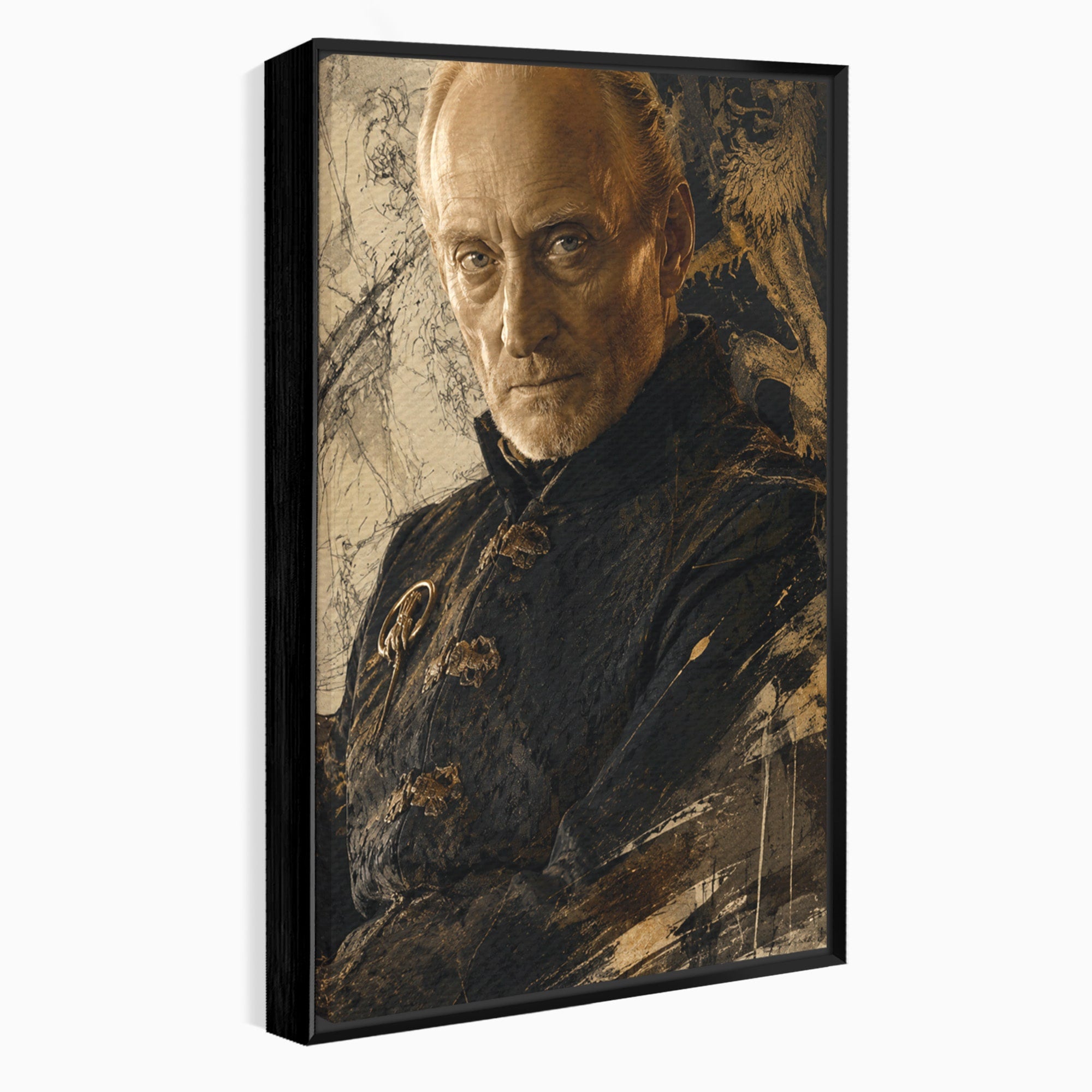 Tablou Canvas Premium LuxCanva® PI1199, Tywin Lannister, Noblete, Privirire, Portret, Regal, Clasic, Living, Culori Vibrante