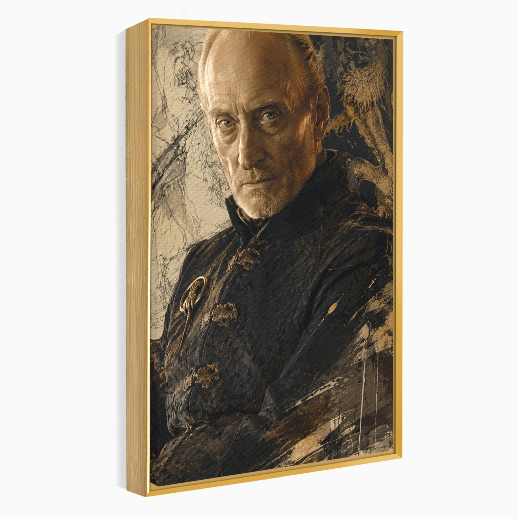 Tablou Canvas Premium LuxCanva® PI1199, Tywin Lannister, Noblete, Privirire, Portret, Regal, Clasic, Living, Culori Vibrante