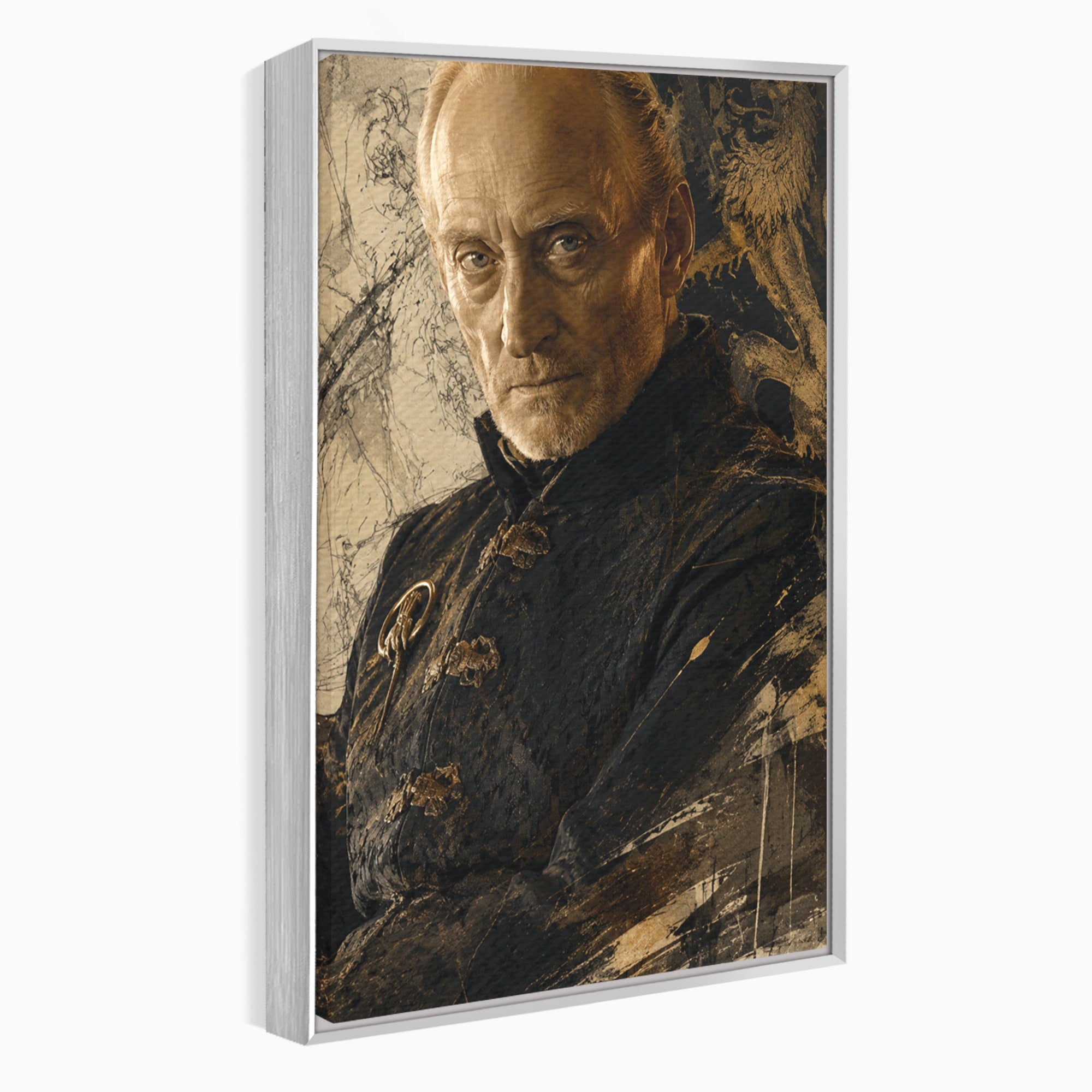 Tablou Canvas Premium LuxCanva® PI1199, Tywin Lannister, Noblete, Privirire, Portret, Regal, Clasic, Living, Culori Vibrante