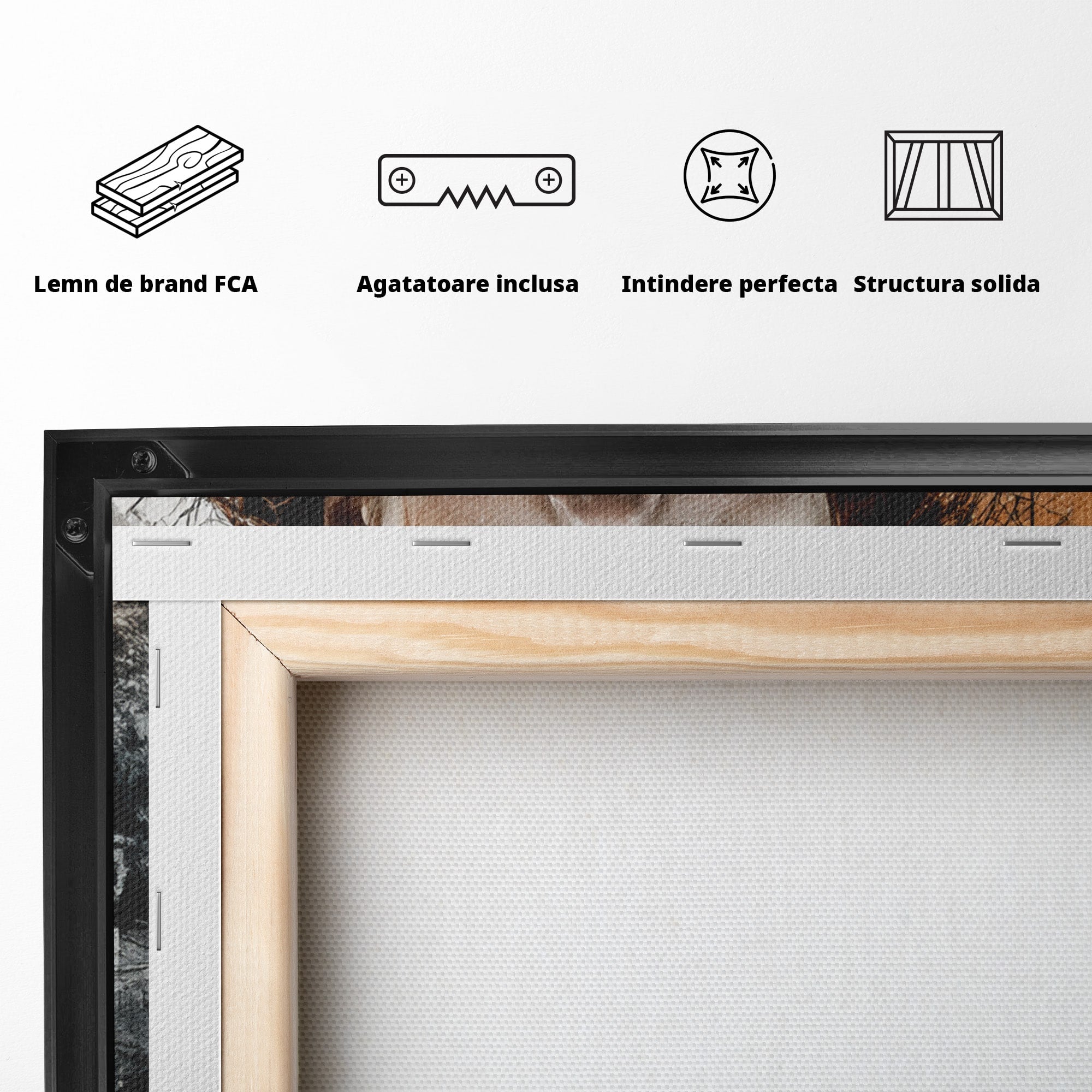 Tablou Canvas Premium LuxCanva® PI1201, Luptatoare cu Par Rosu, Portret, Femeie, Contemporan, Arta, Emotie, Living, Birou, Culori Vibrante