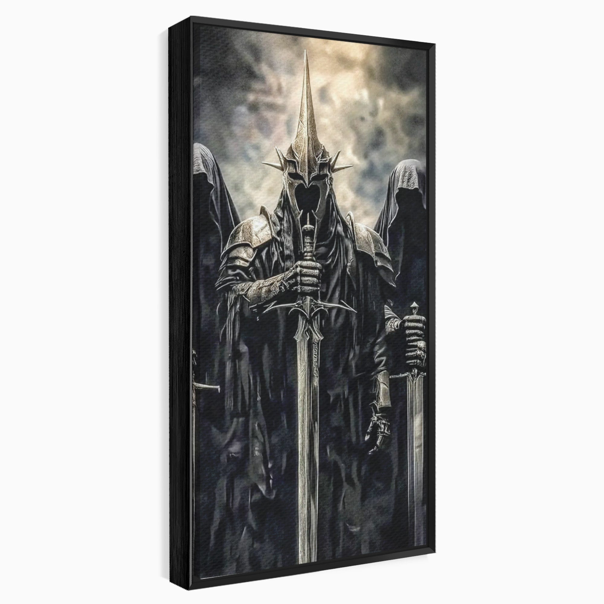 Tablou Canvas Premium LuxCanva® PI1204, Cavalerii Intunericului, Lord Of The Rings, Fantezie, Mister, Film, Dormitor, Culori Vibrante