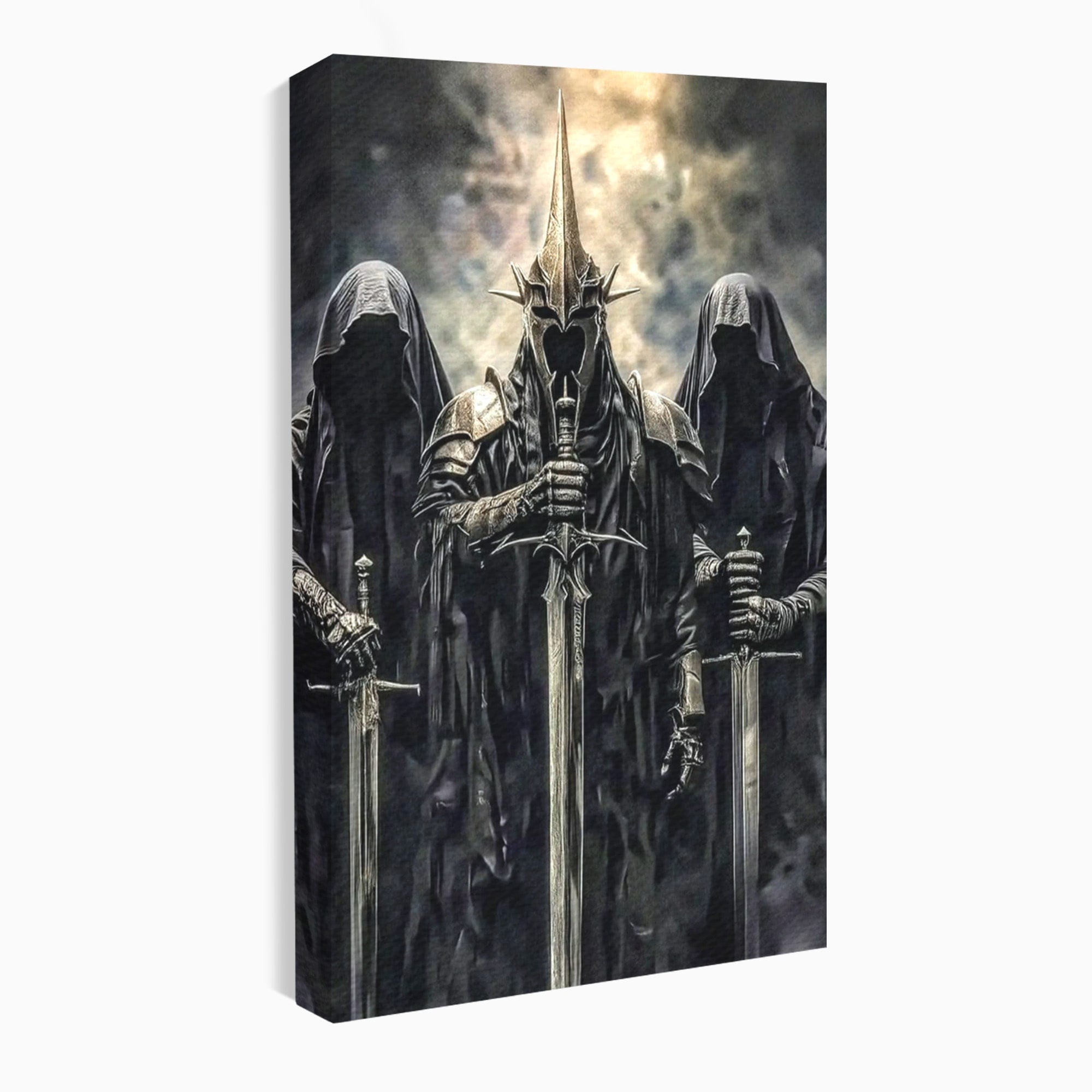 Tablou Canvas Premium LuxCanva® PI1204, Cavalerii Intunericului, Lord Of The Rings, Fantezie, Mister, Film, Dormitor, Culori Vibrante