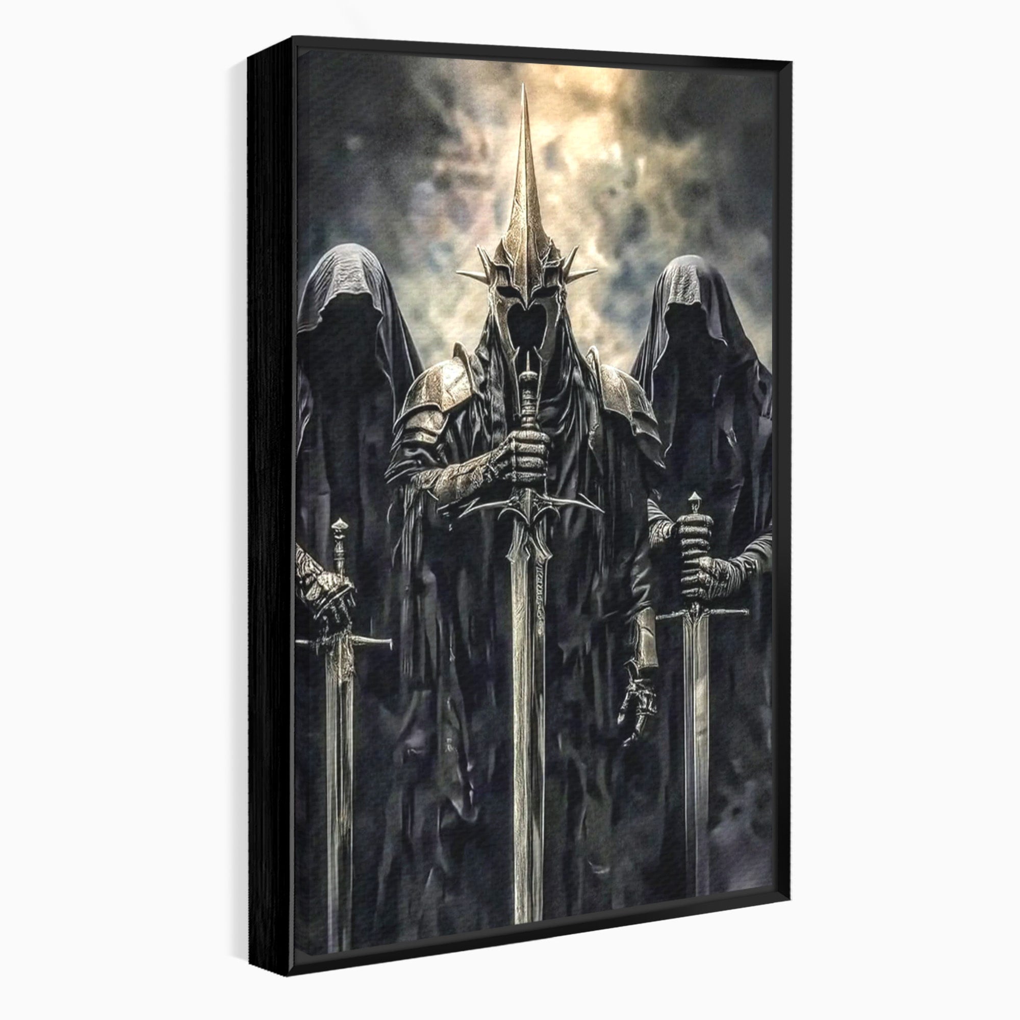 Tablou Canvas Premium LuxCanva® PI1204, Cavalerii Intunericului, Lord Of The Rings, Fantezie, Mister, Film, Dormitor, Culori Vibrante