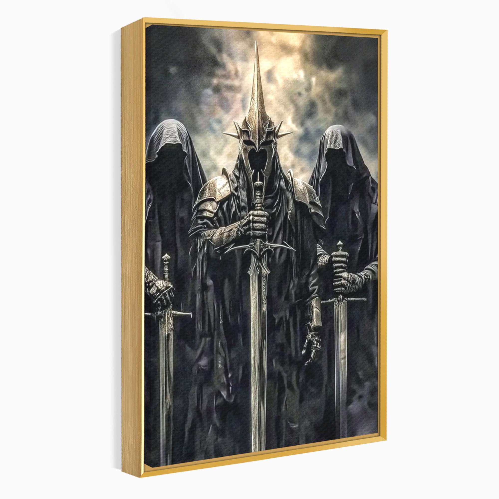 Tablou Canvas Premium LuxCanva® PI1204, Cavalerii Intunericului, Lord Of The Rings, Fantezie, Mister, Film, Dormitor, Culori Vibrante