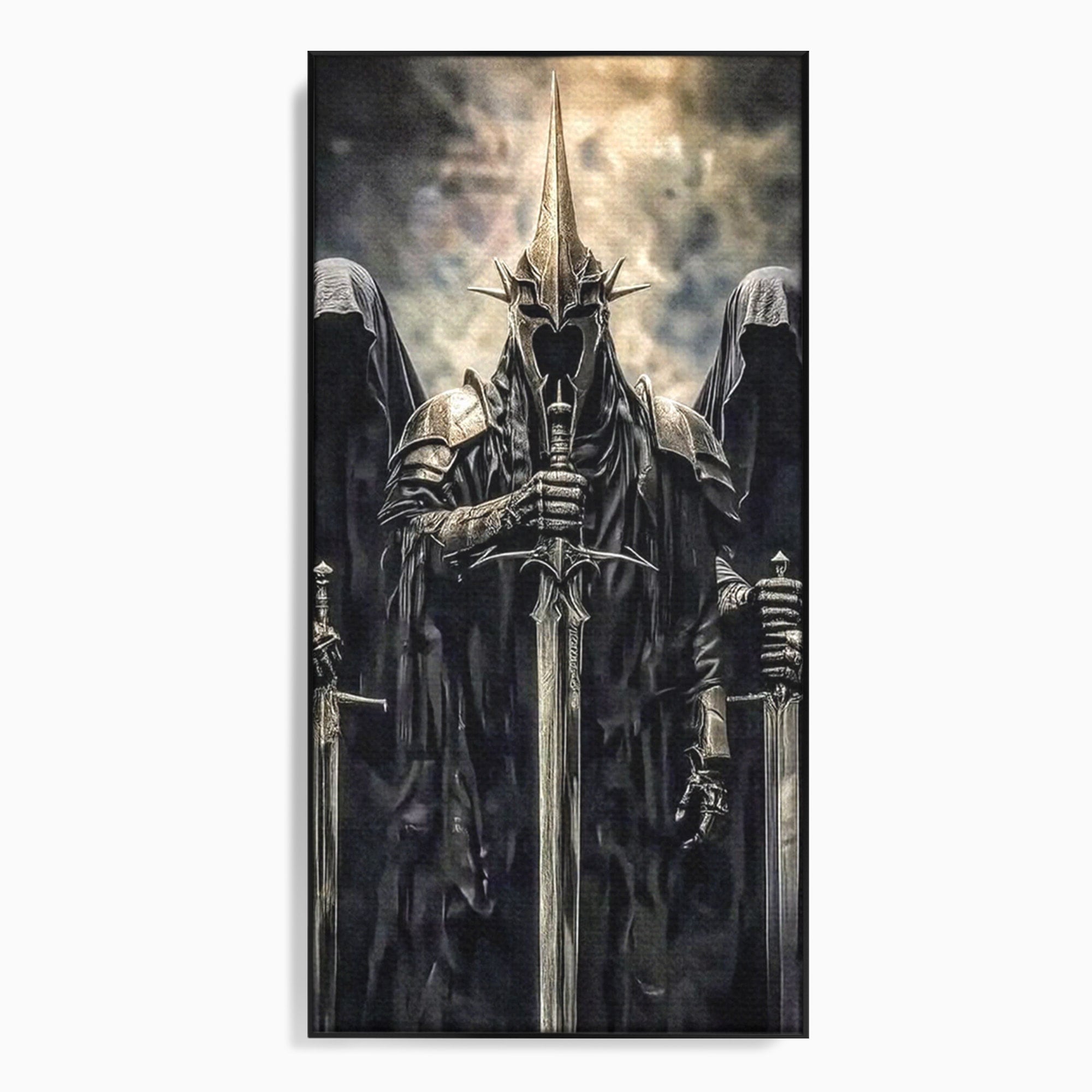 Tablou Canvas Premium LuxCanva® PI1204, Cavalerii Intunericului, Lord Of The Rings, Fantezie, Mister, Film, Dormitor, Culori Vibrante