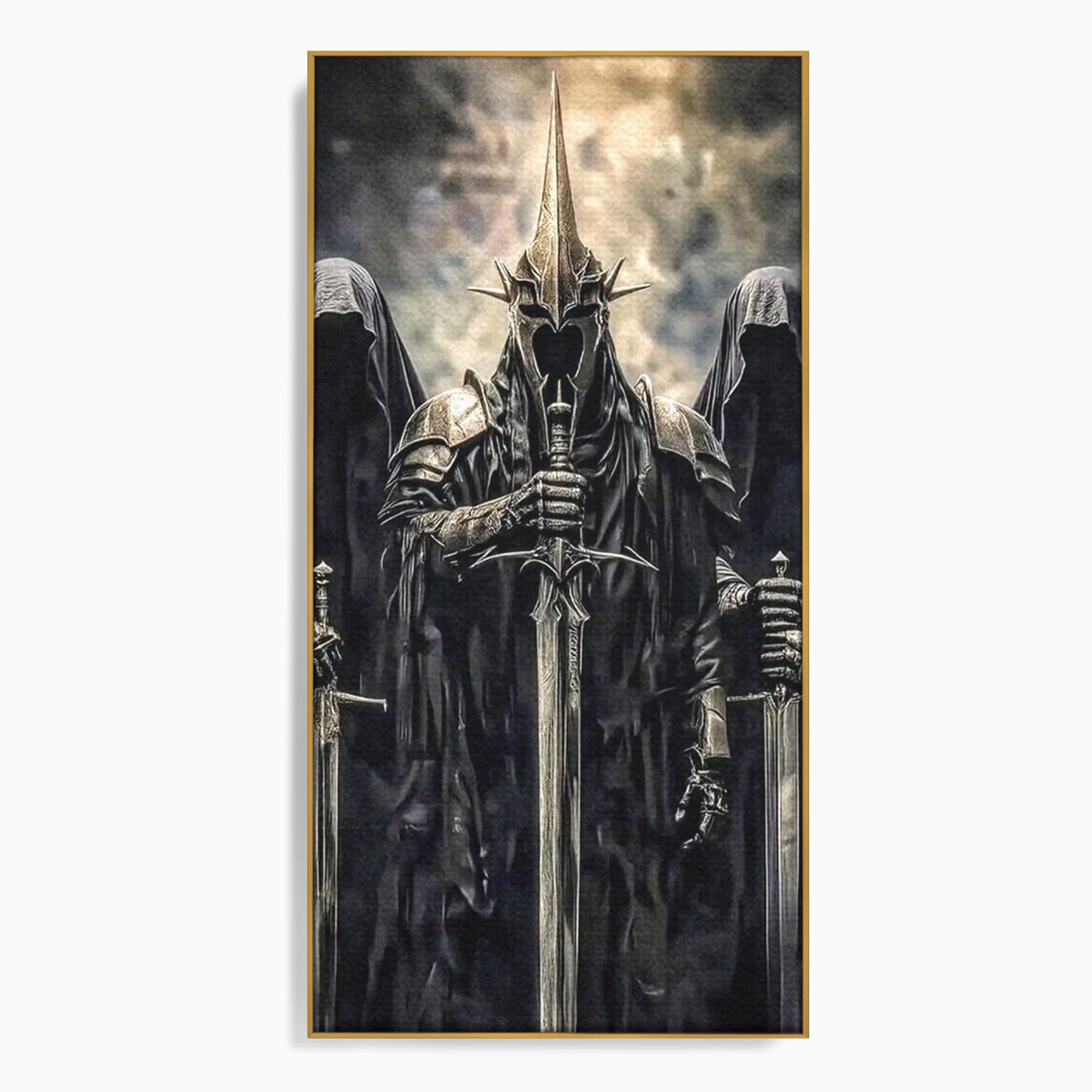 Tablou Canvas Premium LuxCanva® PI1204, Cavalerii Intunericului, Lord Of The Rings, Fantezie, Mister, Film, Dormitor, Culori Vibrante