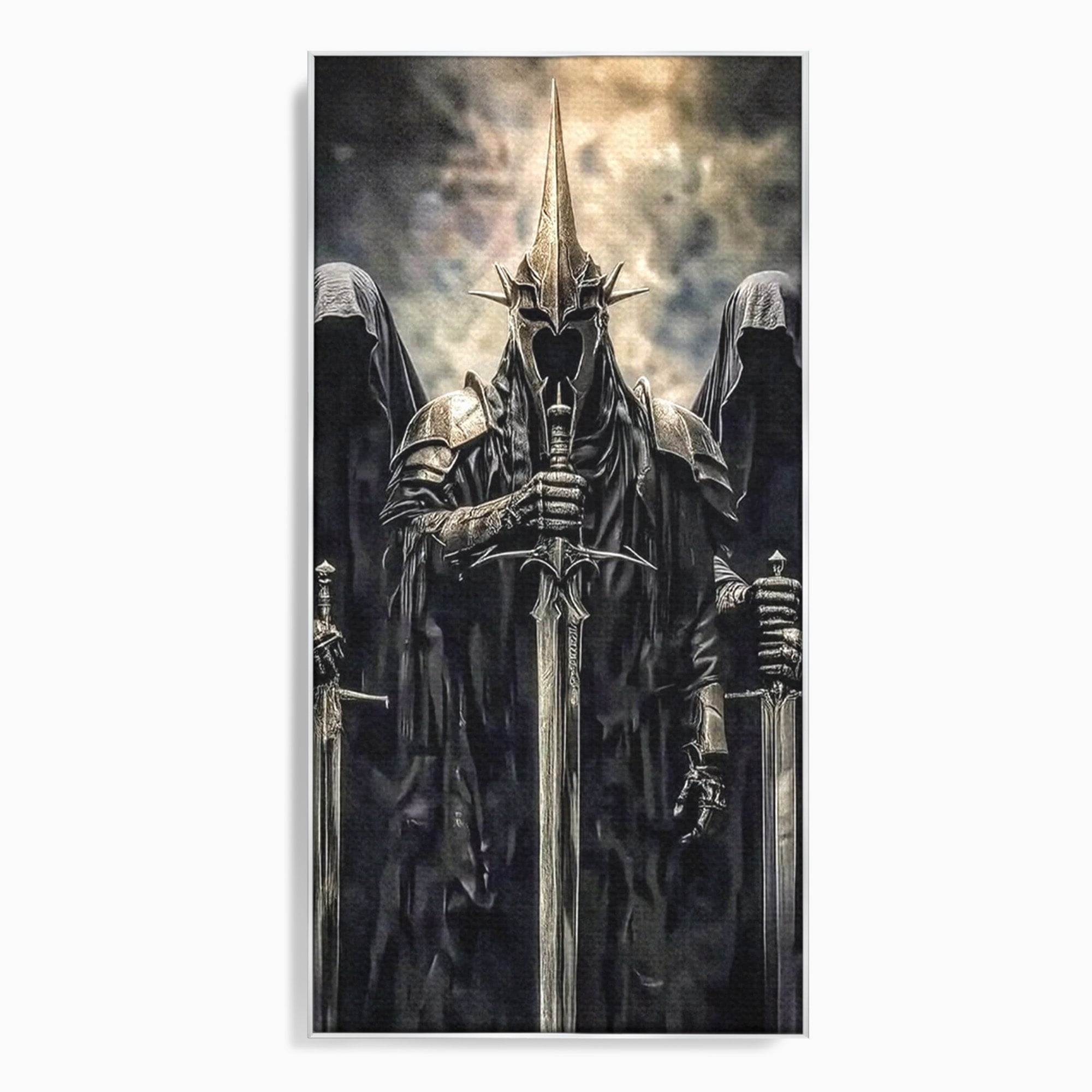 Tablou Canvas Premium LuxCanva® PI1204, Cavalerii Intunericului, Lord Of The Rings, Fantezie, Mister, Film, Dormitor, Culori Vibrante
