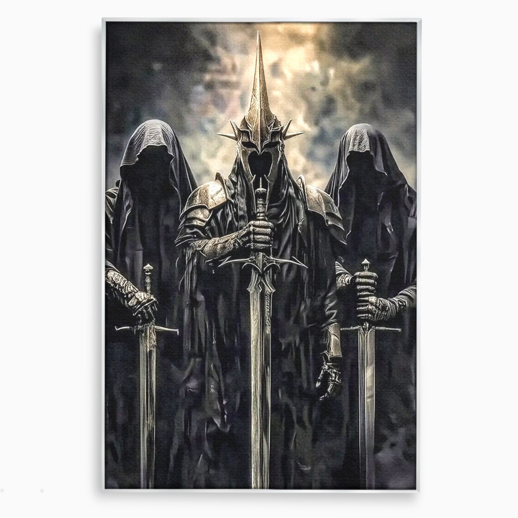 Tablou Canvas Premium LuxCanva® PI1204, Cavalerii Intunericului, Lord Of The Rings, Fantezie, Mister, Film, Dormitor, Culori Vibrante