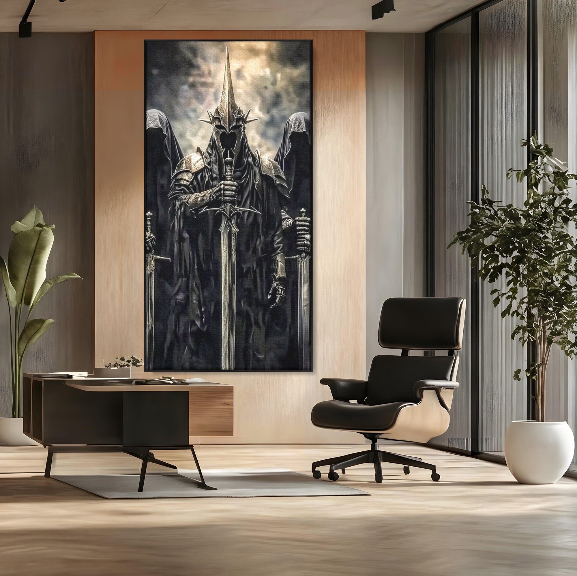 Tablou Canvas Premium LuxCanva® PI1204, Cavalerii Intunericului, Lord Of The Rings, Fantezie, Mister, Film, Dormitor, Culori Vibrante