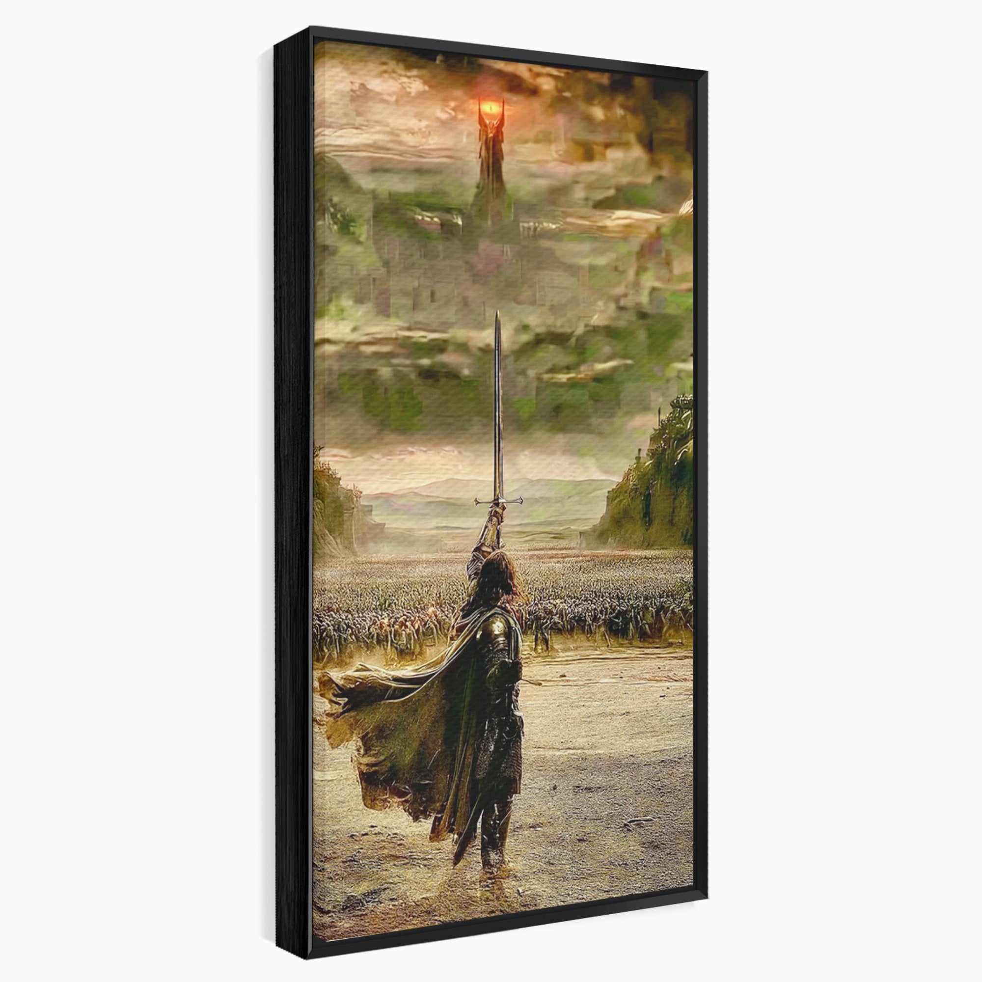 Tablou Canvas Premium LuxCanva® PI1208, Eroul Infrunta Turnul Intunecat, Film, Aventura, Fantezie, Aventura, Living, Culori Vibrante