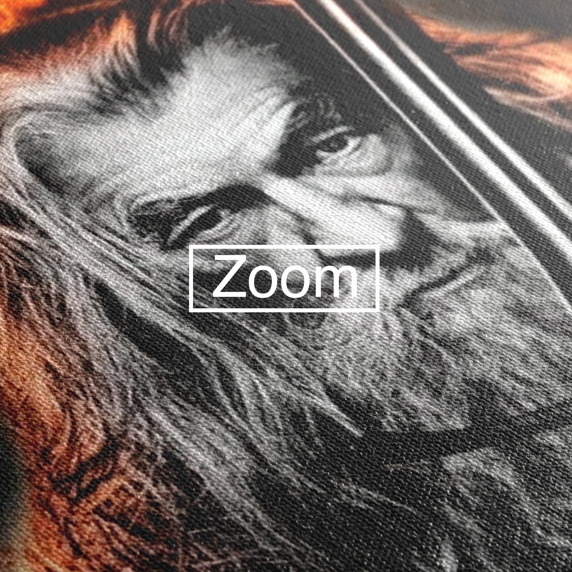 Tablou Canvas Premium LuxCanva® PI1209, Vrajitorul Si Demonul, Gandalf, Tolkien, Lupta, Epoca Medievala, Dormitor, Living, Culori Vibrante