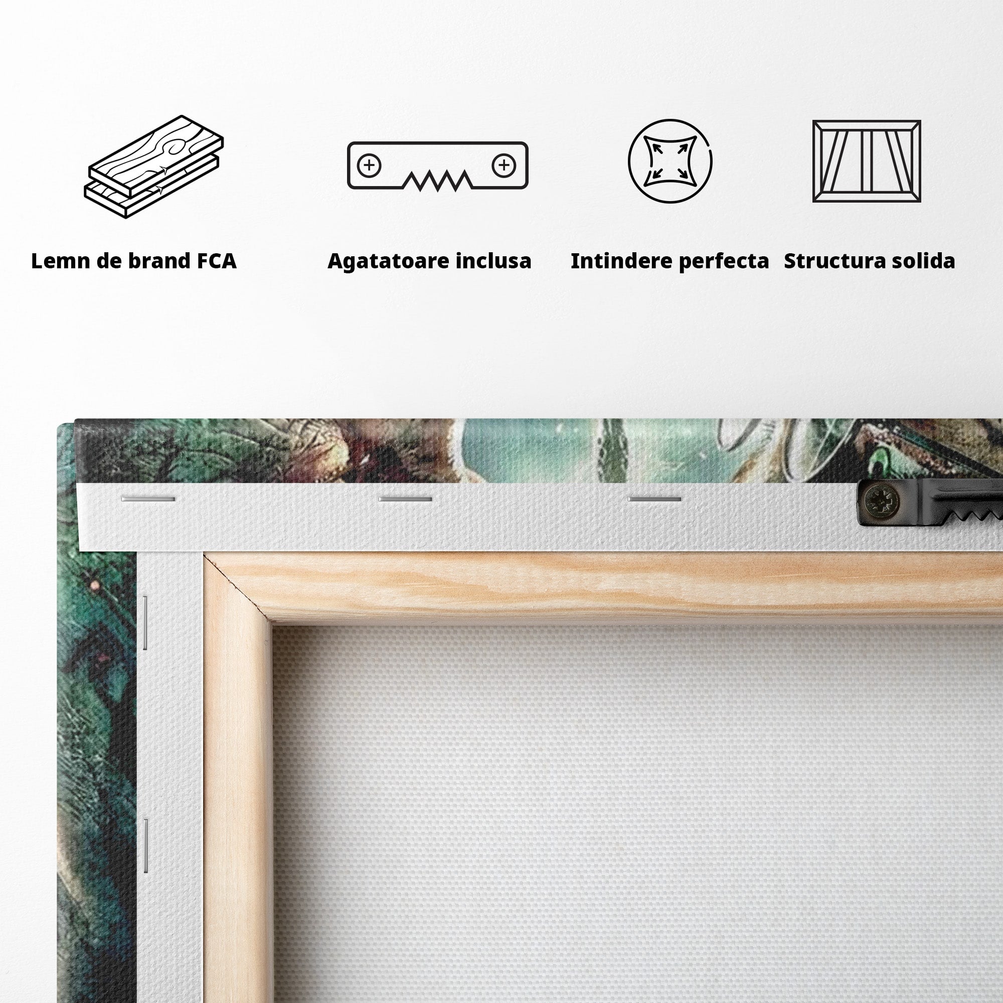 Tablou Canvas Premium LuxCanva® PI1215, Confruntare Magica, Fantezie, Voldemort, Lupta, Living, Aventura, Culori Vibrante