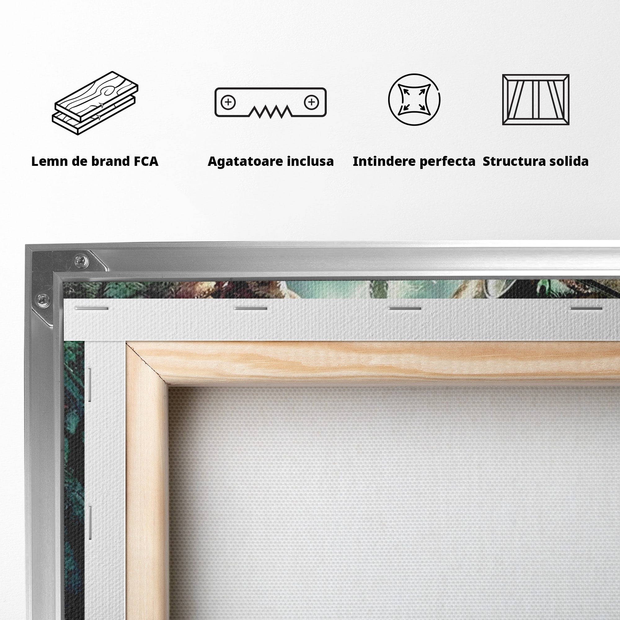 Tablou Canvas Premium LuxCanva® PI1215, Confruntare Magica, Fantezie, Voldemort, Lupta, Living, Aventura, Culori Vibrante