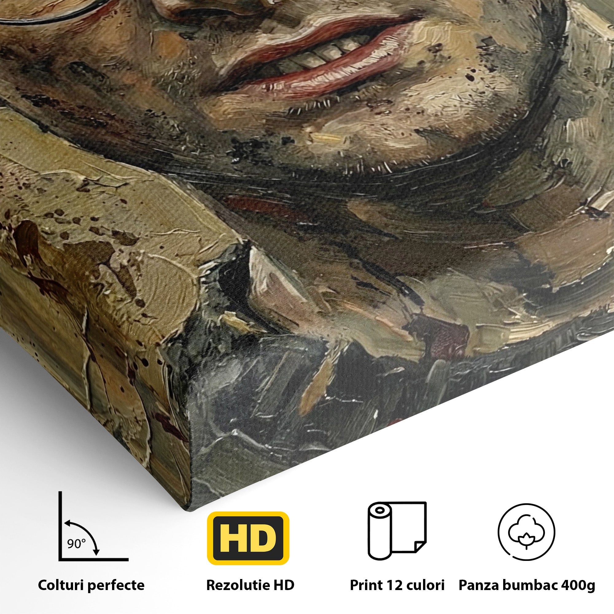 Tablou Canvas Premium LuxCanva® PI1216, Eroul Din Taramul Magic, Portret, Fantezie, Vrajitor, Aventura, Living, Culori Vibrante