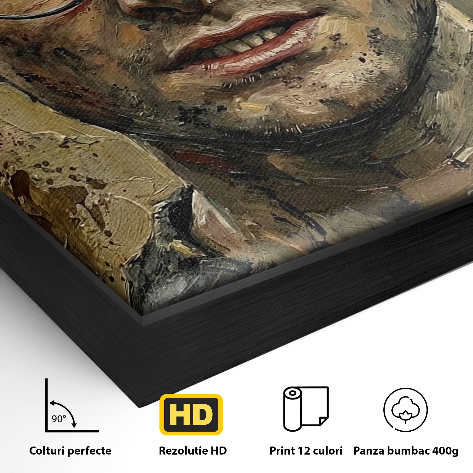 Tablou Canvas Premium LuxCanva® PI1216, Eroul Din Taramul Magic, Portret, Fantezie, Vrajitor, Aventura, Living, Culori Vibrante