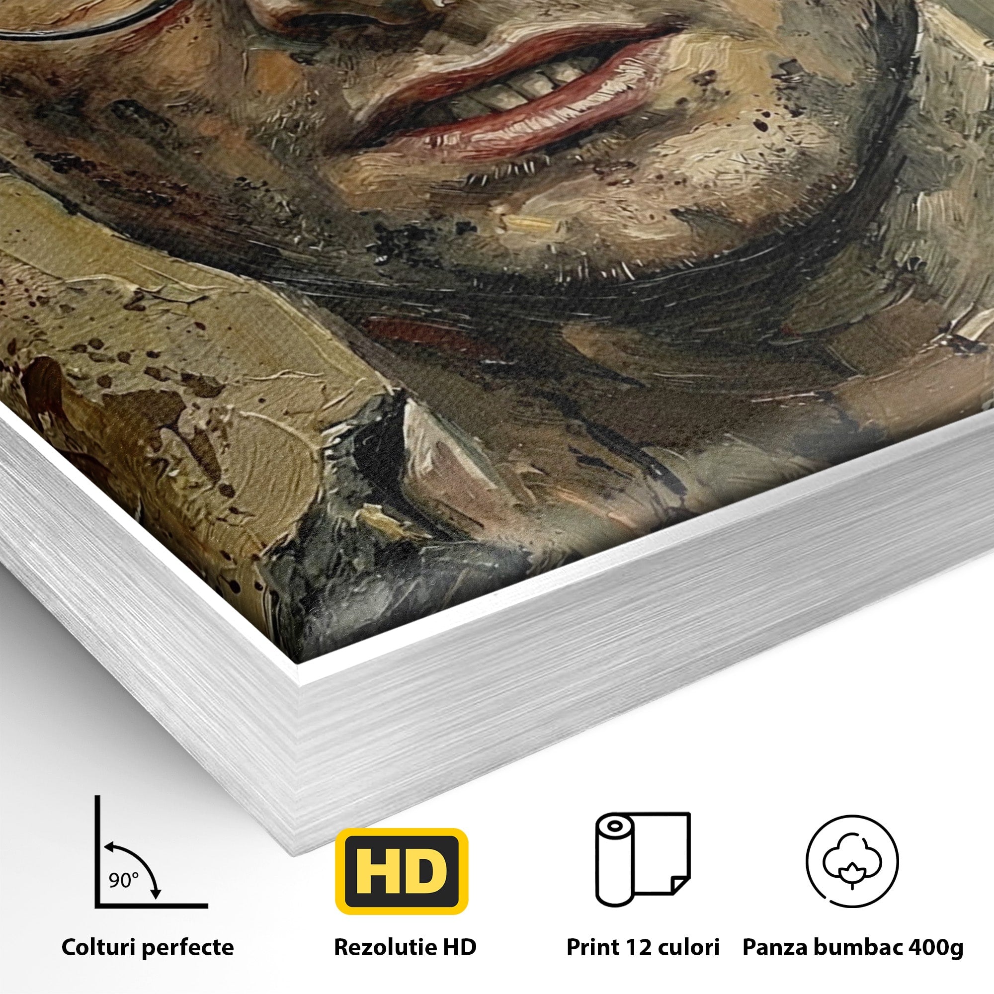 Tablou Canvas Premium LuxCanva® PI1216, Eroul Din Taramul Magic, Portret, Fantezie, Vrajitor, Aventura, Living, Culori Vibrante