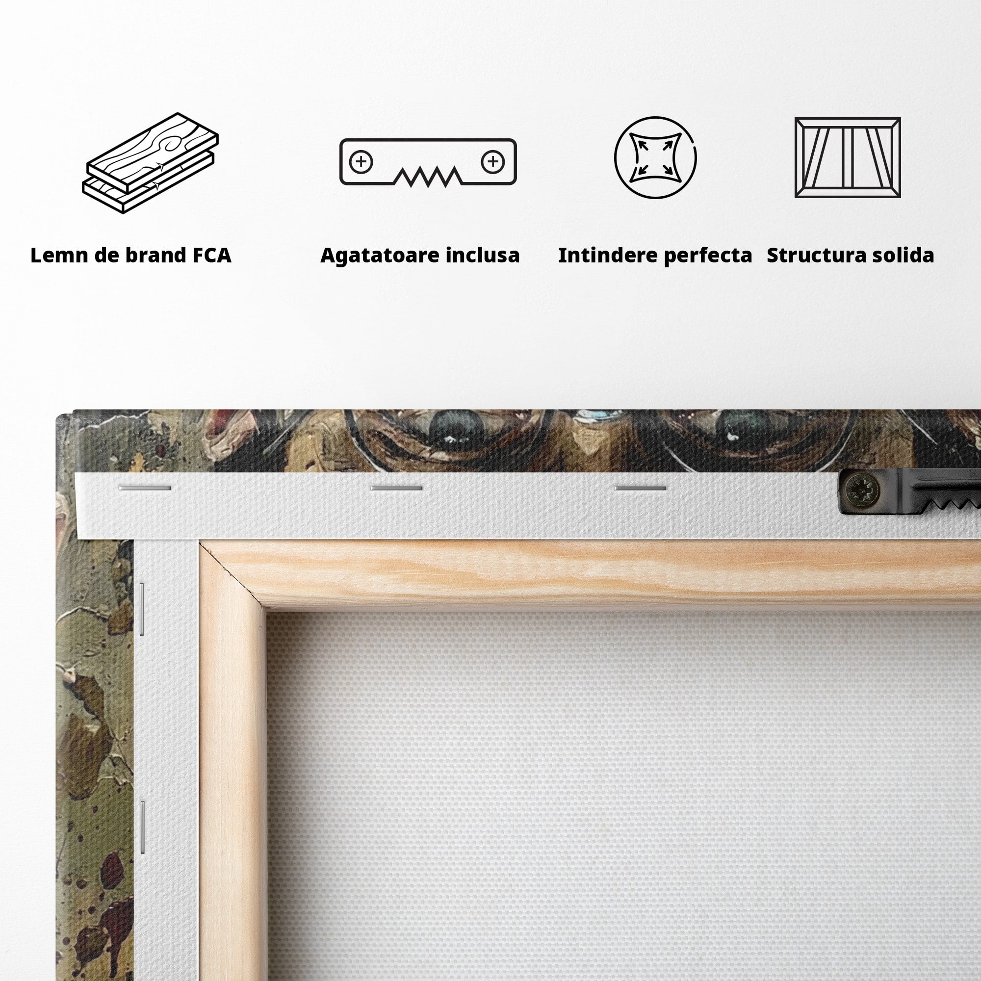 Tablou Canvas Premium LuxCanva® PI1216, Eroul Din Taramul Magic, Portret, Fantezie, Vrajitor, Aventura, Living, Culori Vibrante