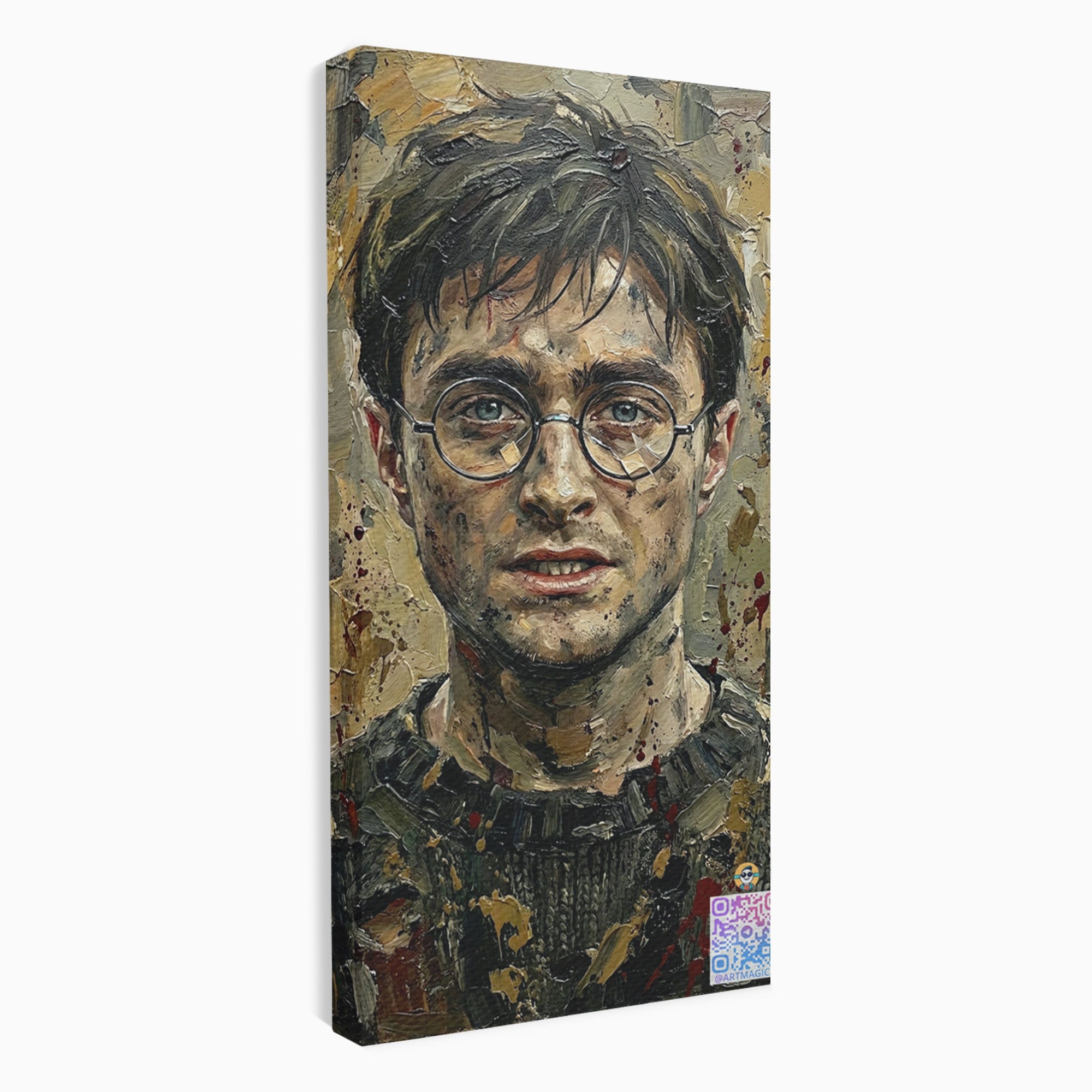 Tablou Canvas Premium LuxCanva® PI1216, Eroul Din Taramul Magic, Portret, Fantezie, Vrajitor, Aventura, Living, Culori Vibrante