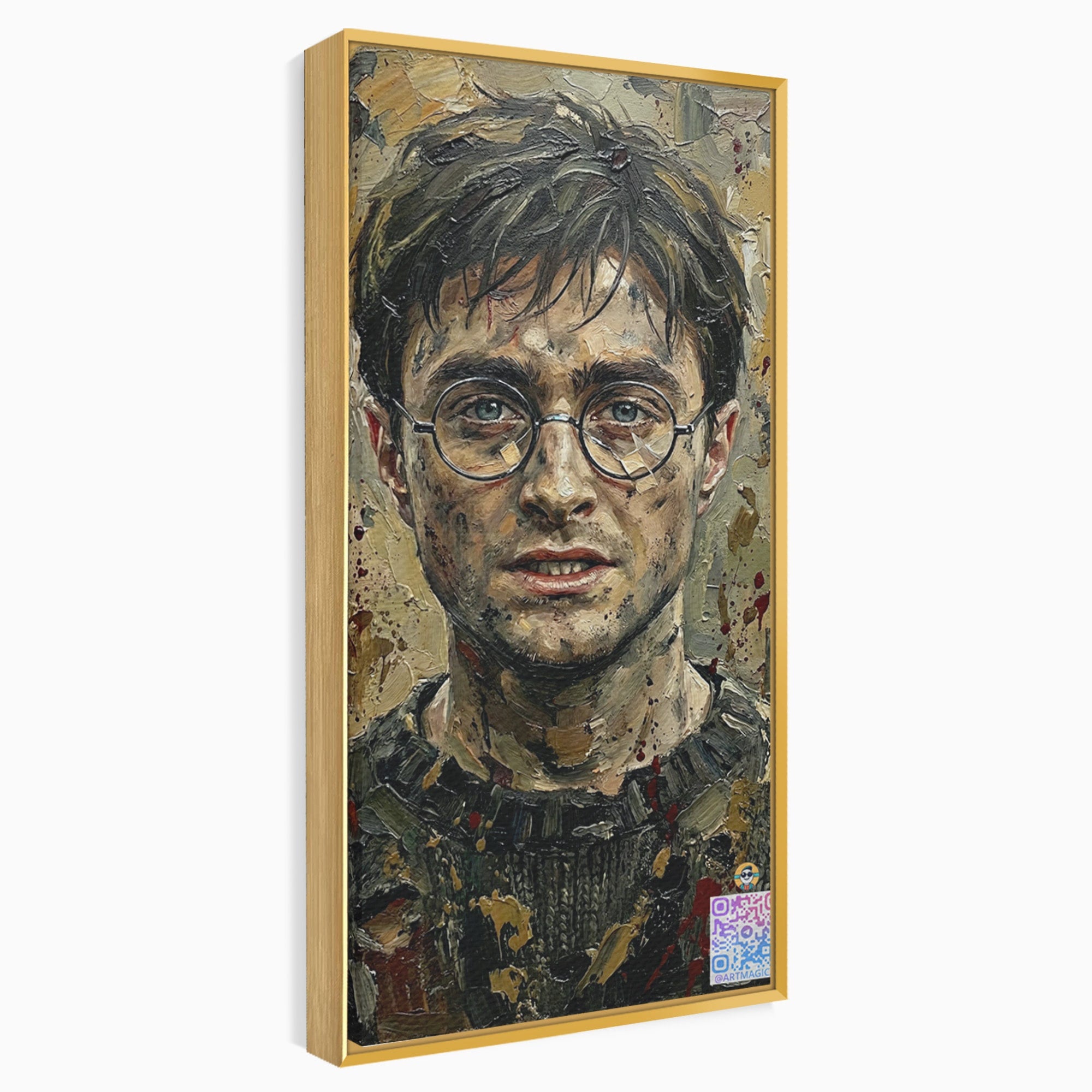 Tablou Canvas Premium LuxCanva® PI1216, Eroul Din Taramul Magic, Portret, Fantezie, Vrajitor, Aventura, Living, Culori Vibrante