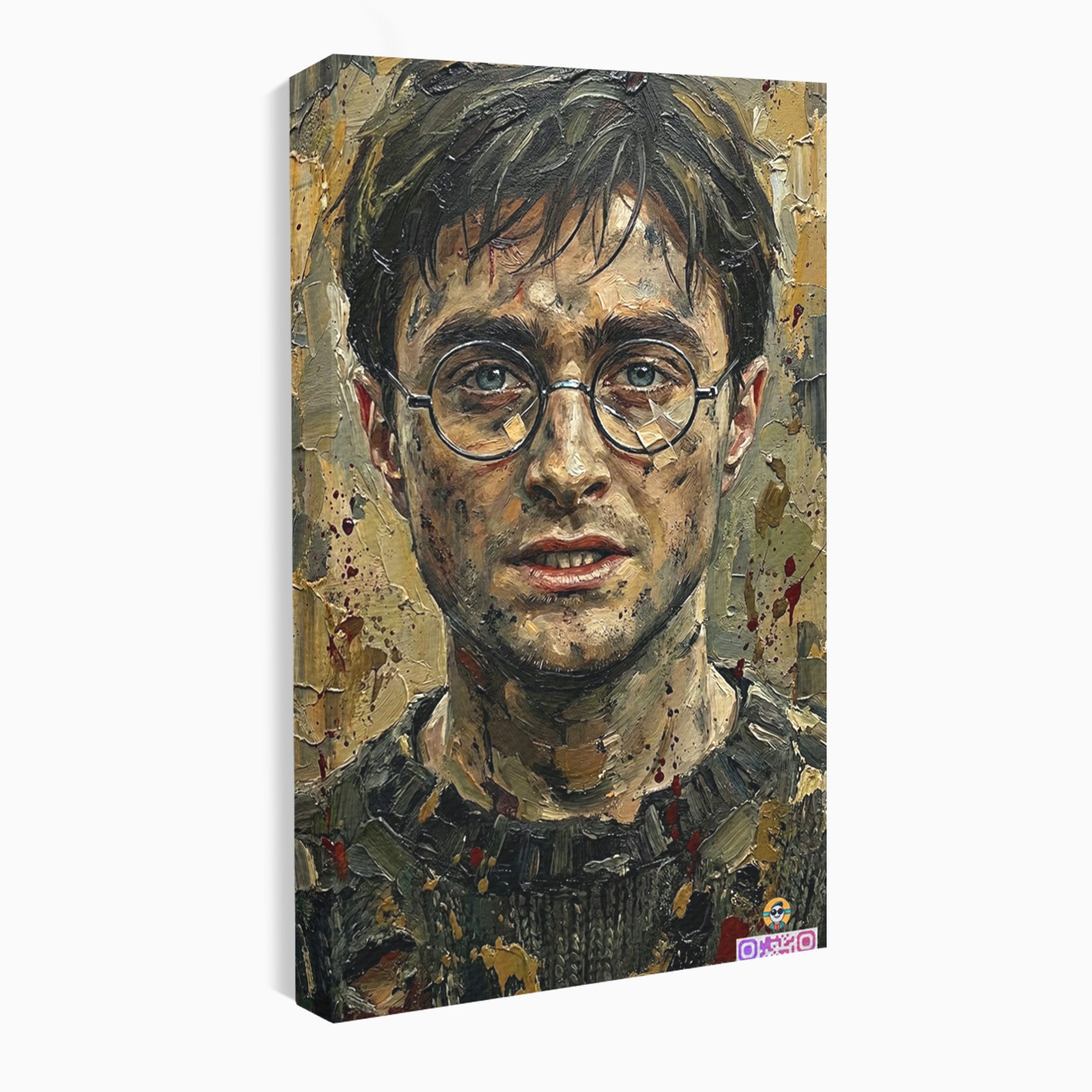 Tablou Canvas Premium LuxCanva® PI1216, Eroul Din Taramul Magic, Portret, Fantezie, Vrajitor, Aventura, Living, Culori Vibrante