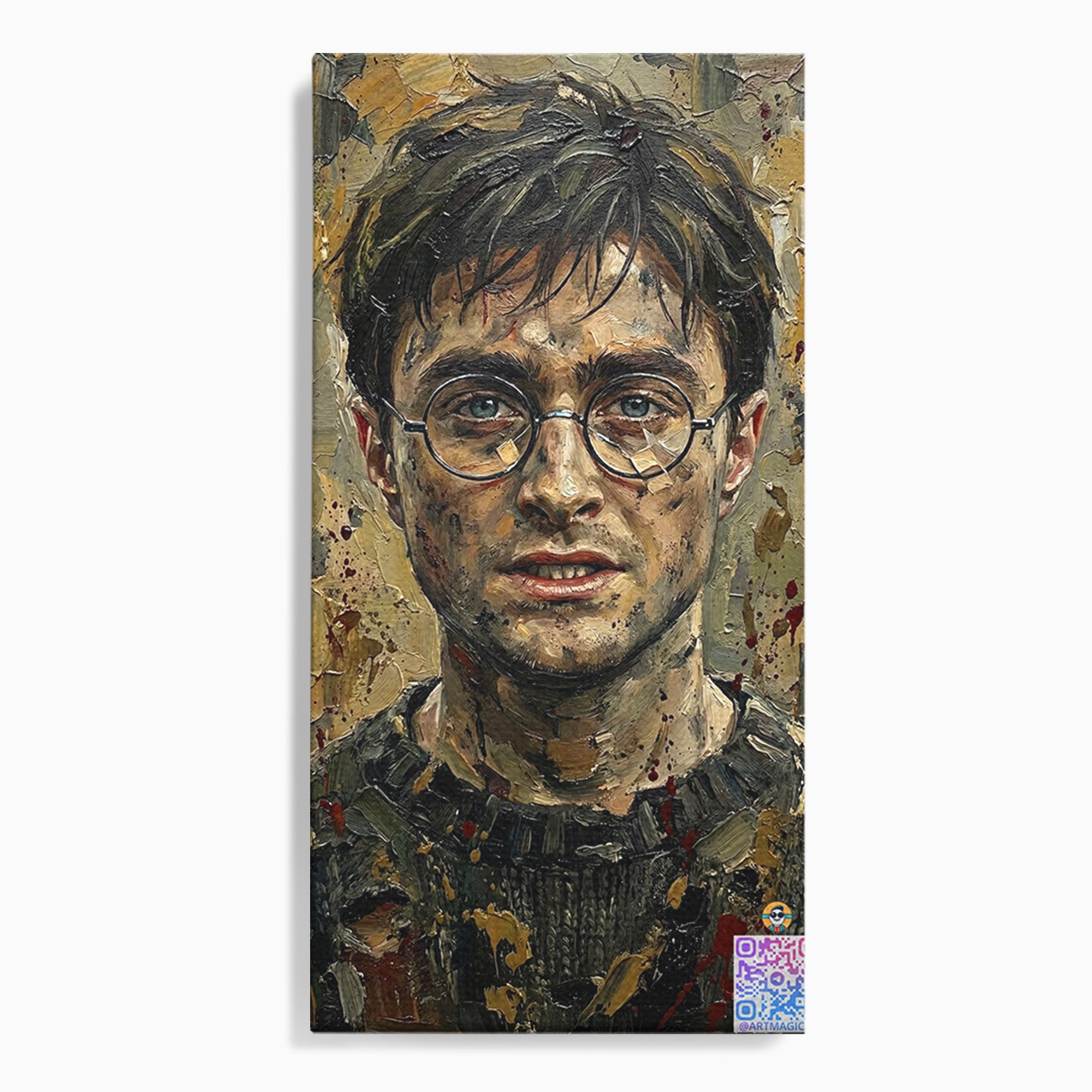 Tablou Canvas Premium LuxCanva® PI1216, Eroul Din Taramul Magic, Portret, Fantezie, Vrajitor, Aventura, Living, Culori Vibrante