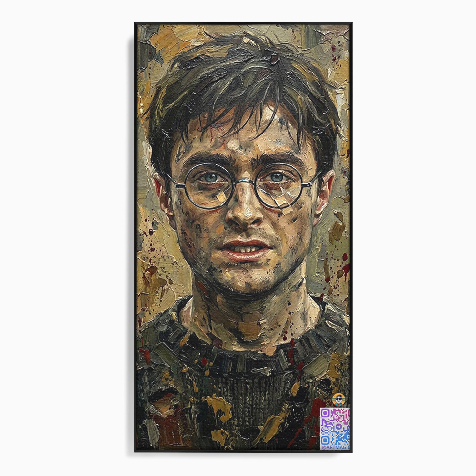 Tablou Canvas Premium LuxCanva® PI1216, Eroul Din Taramul Magic, Portret, Fantezie, Vrajitor, Aventura, Living, Culori Vibrante