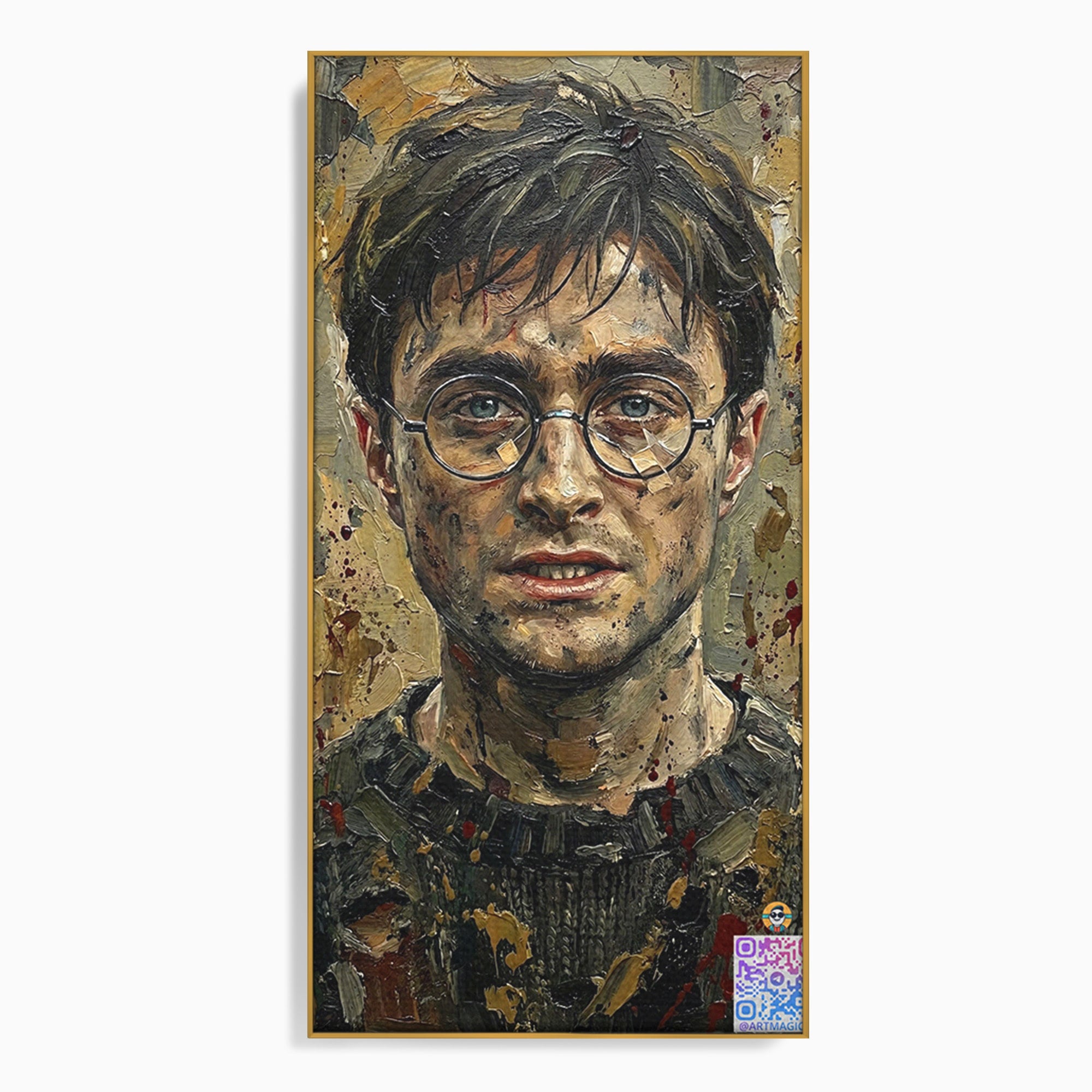 Tablou Canvas Premium LuxCanva® PI1216, Eroul Din Taramul Magic, Portret, Fantezie, Vrajitor, Aventura, Living, Culori Vibrante