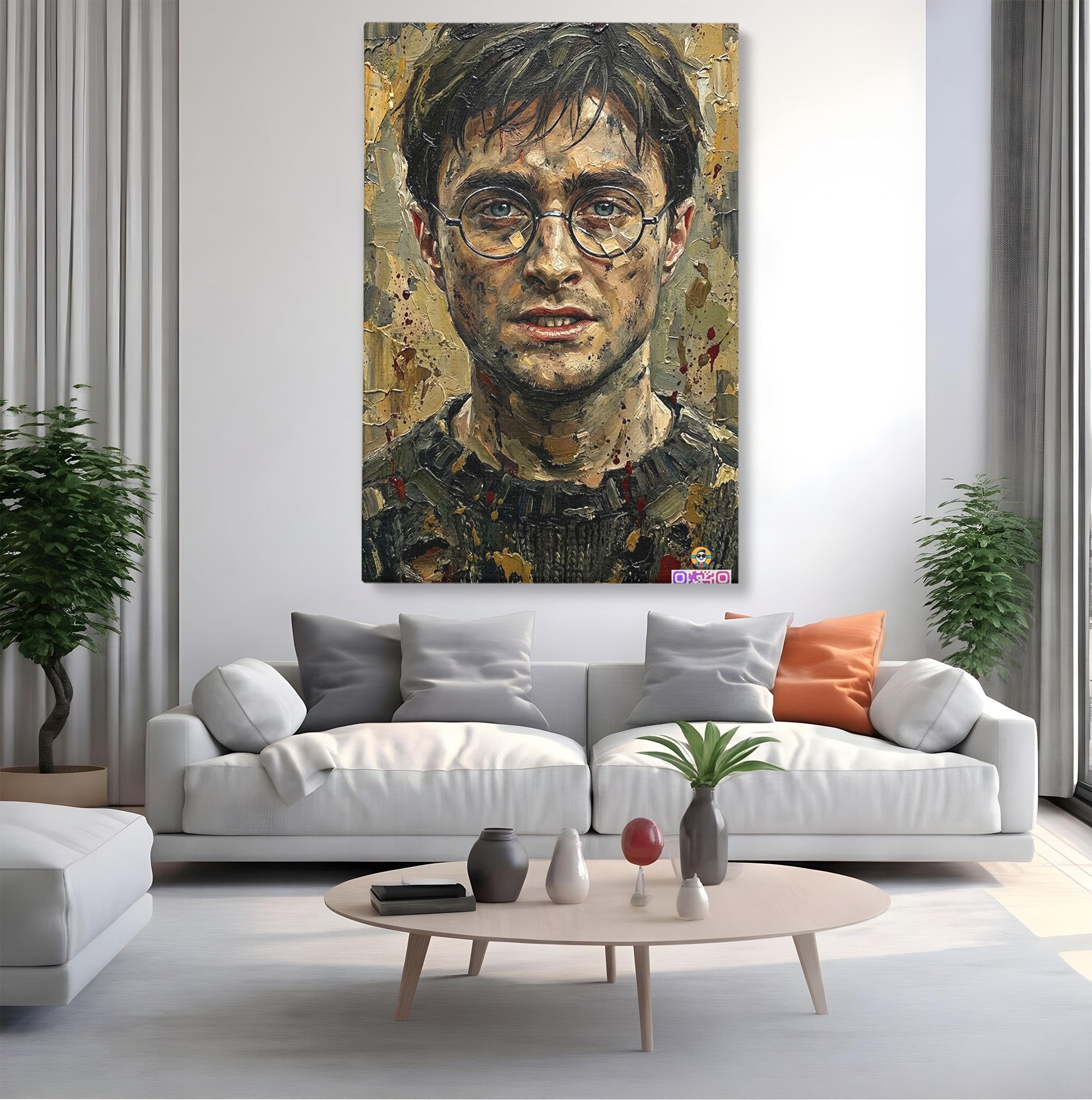 Tablou Canvas Premium LuxCanva® PI1216, Eroul Din Taramul Magic, Portret, Fantezie, Vrajitor, Aventura, Living, Culori Vibrante