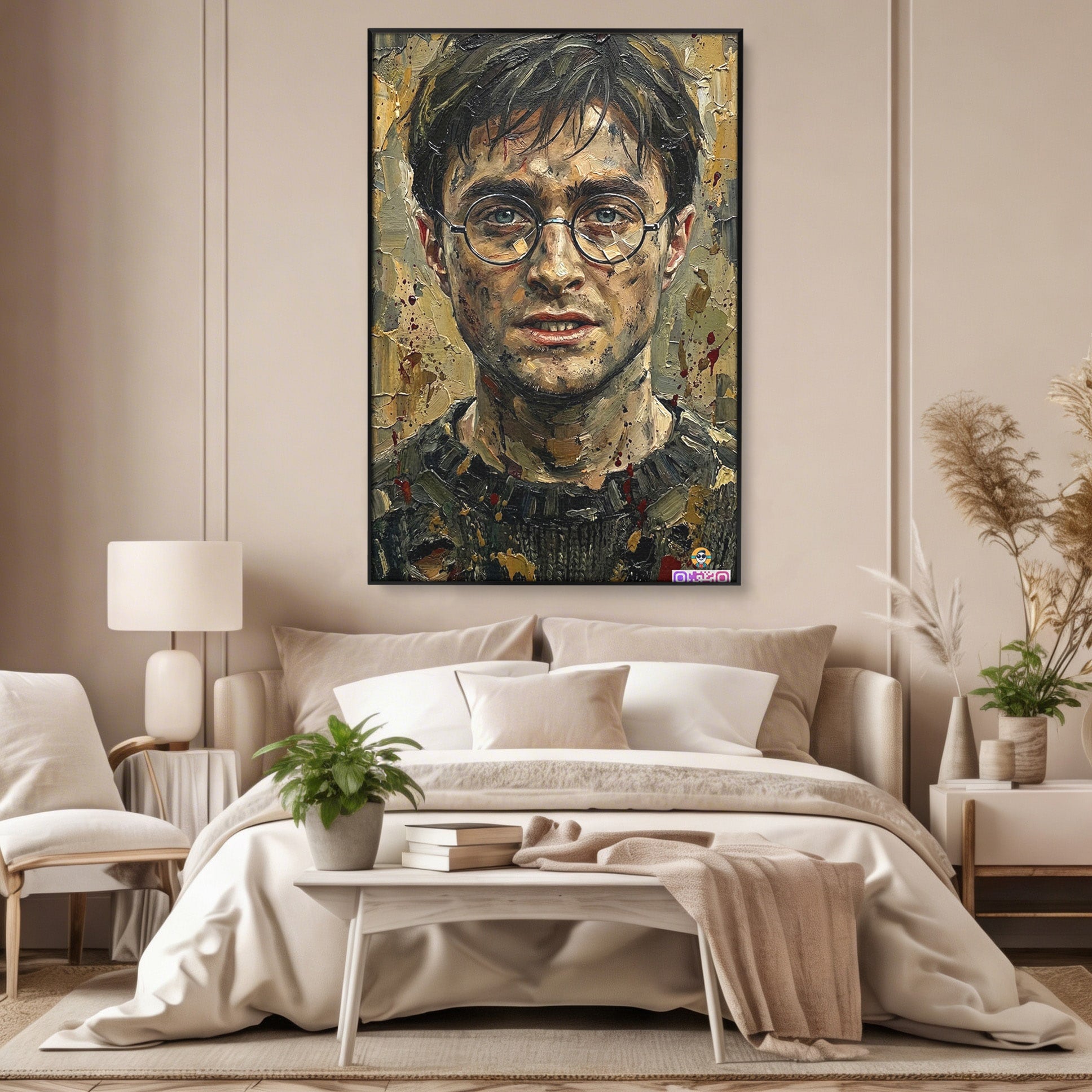 Tablou Canvas Premium LuxCanva® PI1216, Eroul Din Taramul Magic, Portret, Fantezie, Vrajitor, Aventura, Living, Culori Vibrante