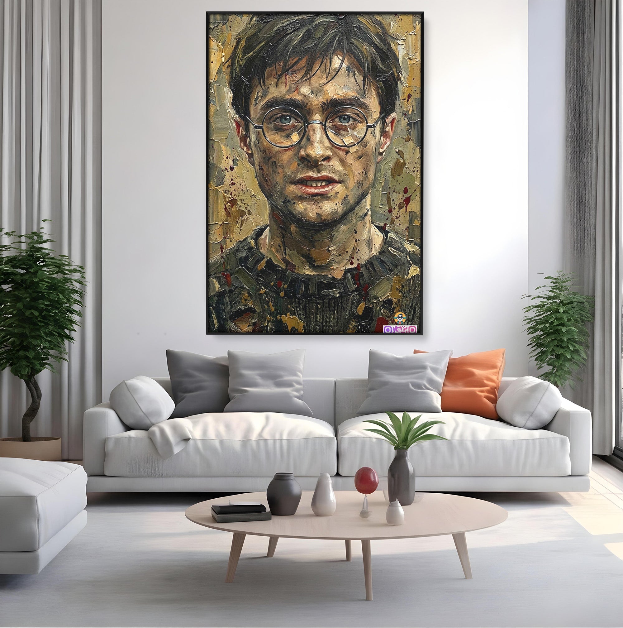 Tablou Canvas Premium LuxCanva® PI1216, Eroul Din Taramul Magic, Portret, Fantezie, Vrajitor, Aventura, Living, Culori Vibrante