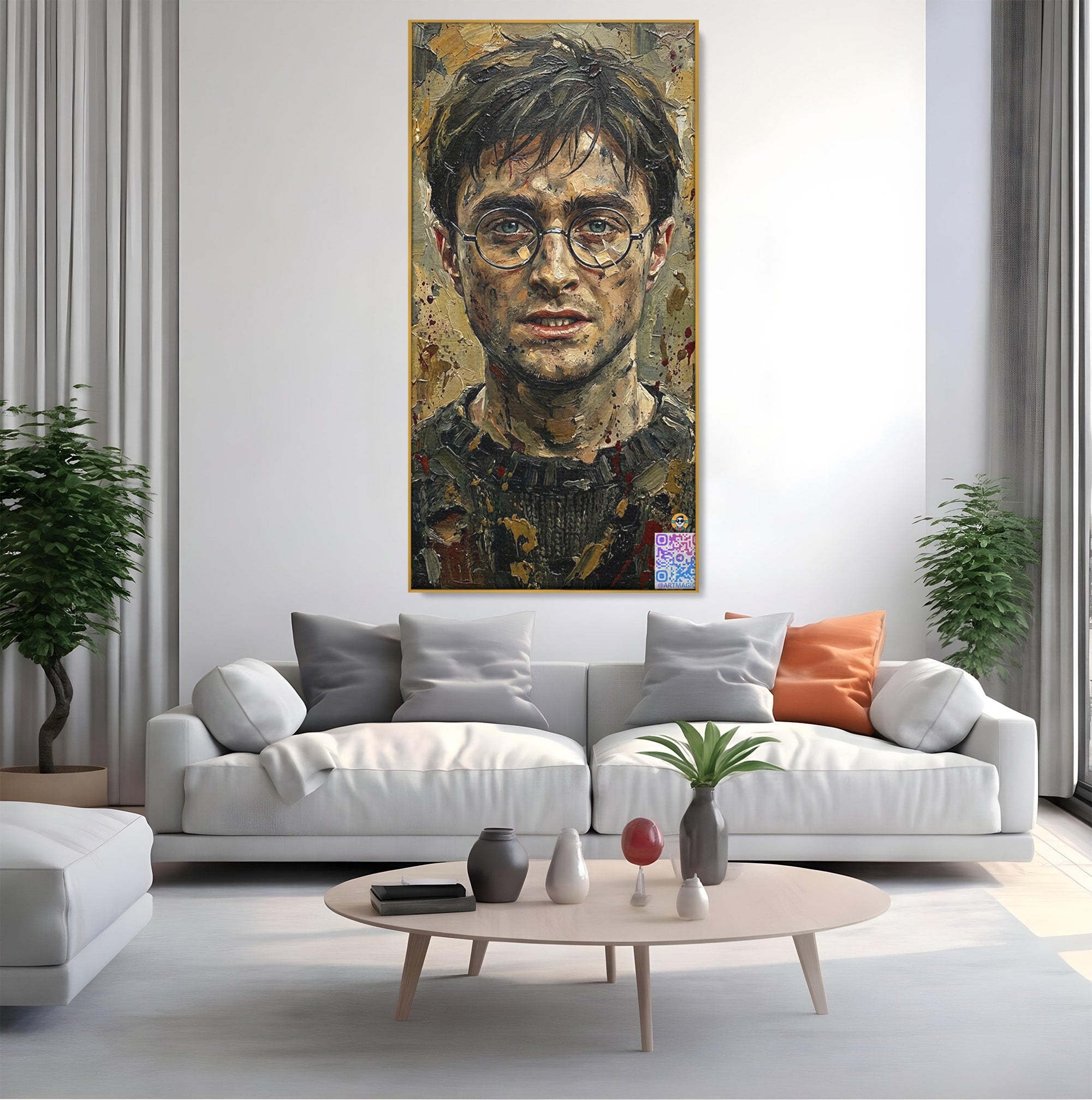Tablou Canvas Premium LuxCanva® PI1216, Eroul Din Taramul Magic, Portret, Fantezie, Vrajitor, Aventura, Living, Culori Vibrante