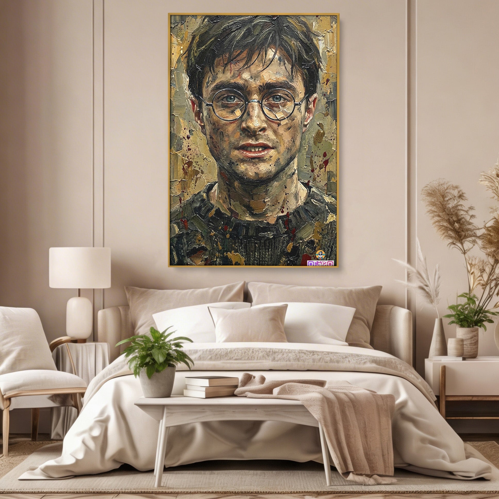 Tablou Canvas Premium LuxCanva® PI1216, Eroul Din Taramul Magic, Portret, Fantezie, Vrajitor, Aventura, Living, Culori Vibrante