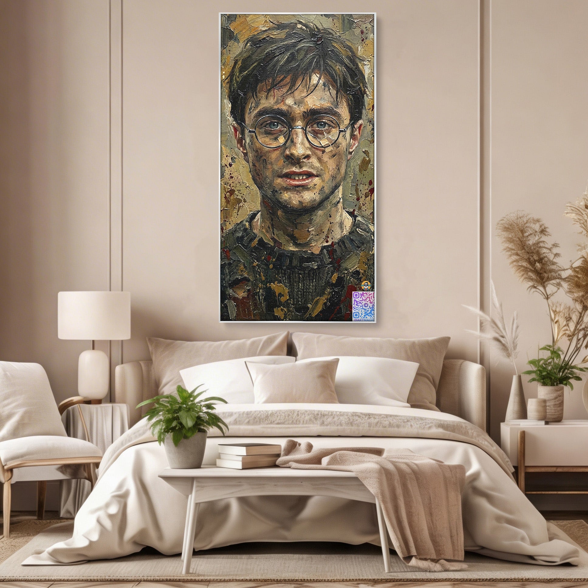Tablou Canvas Premium LuxCanva® PI1216, Eroul Din Taramul Magic, Portret, Fantezie, Vrajitor, Aventura, Living, Culori Vibrante