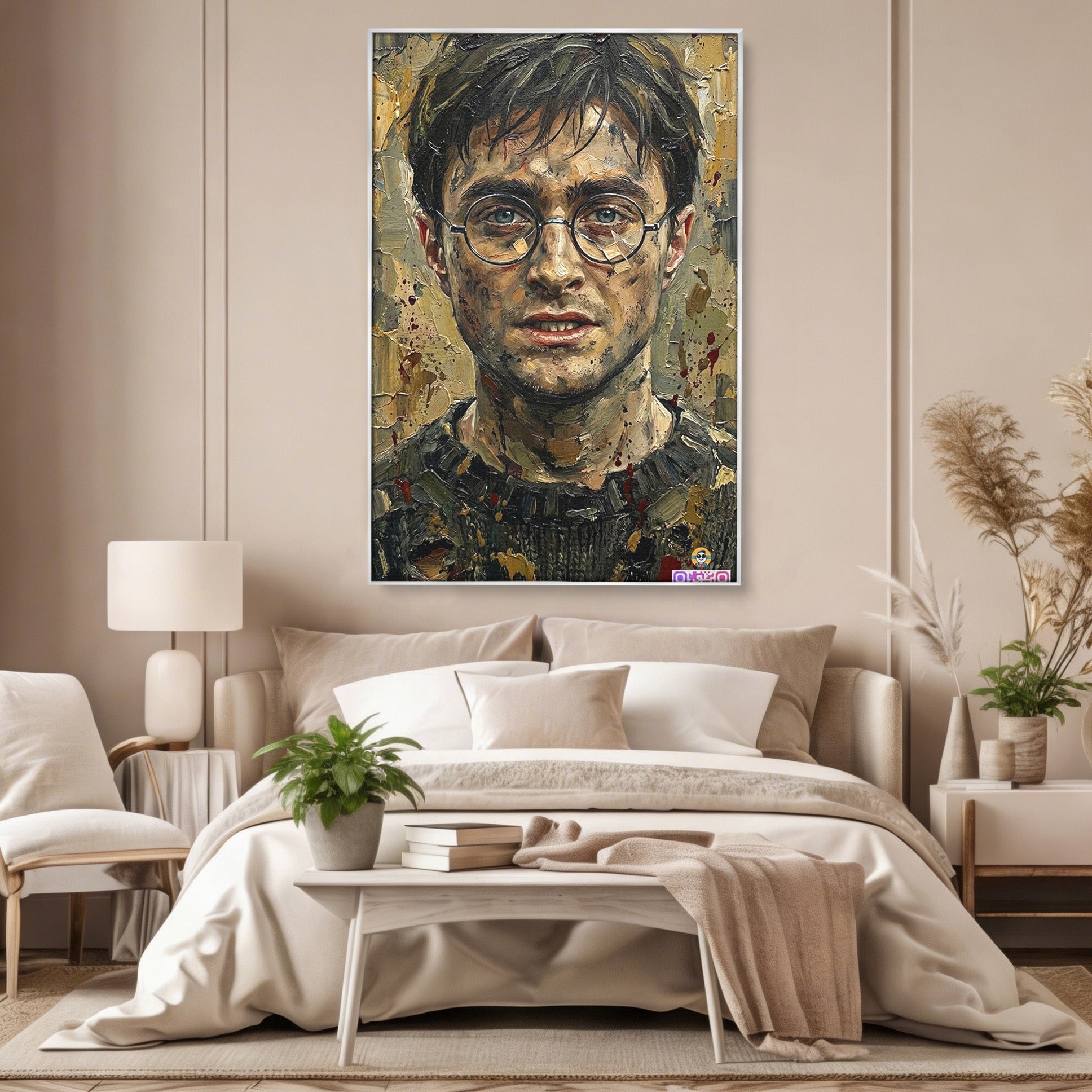 Tablou Canvas Premium LuxCanva® PI1216, Eroul Din Taramul Magic, Portret, Fantezie, Vrajitor, Aventura, Living, Culori Vibrante