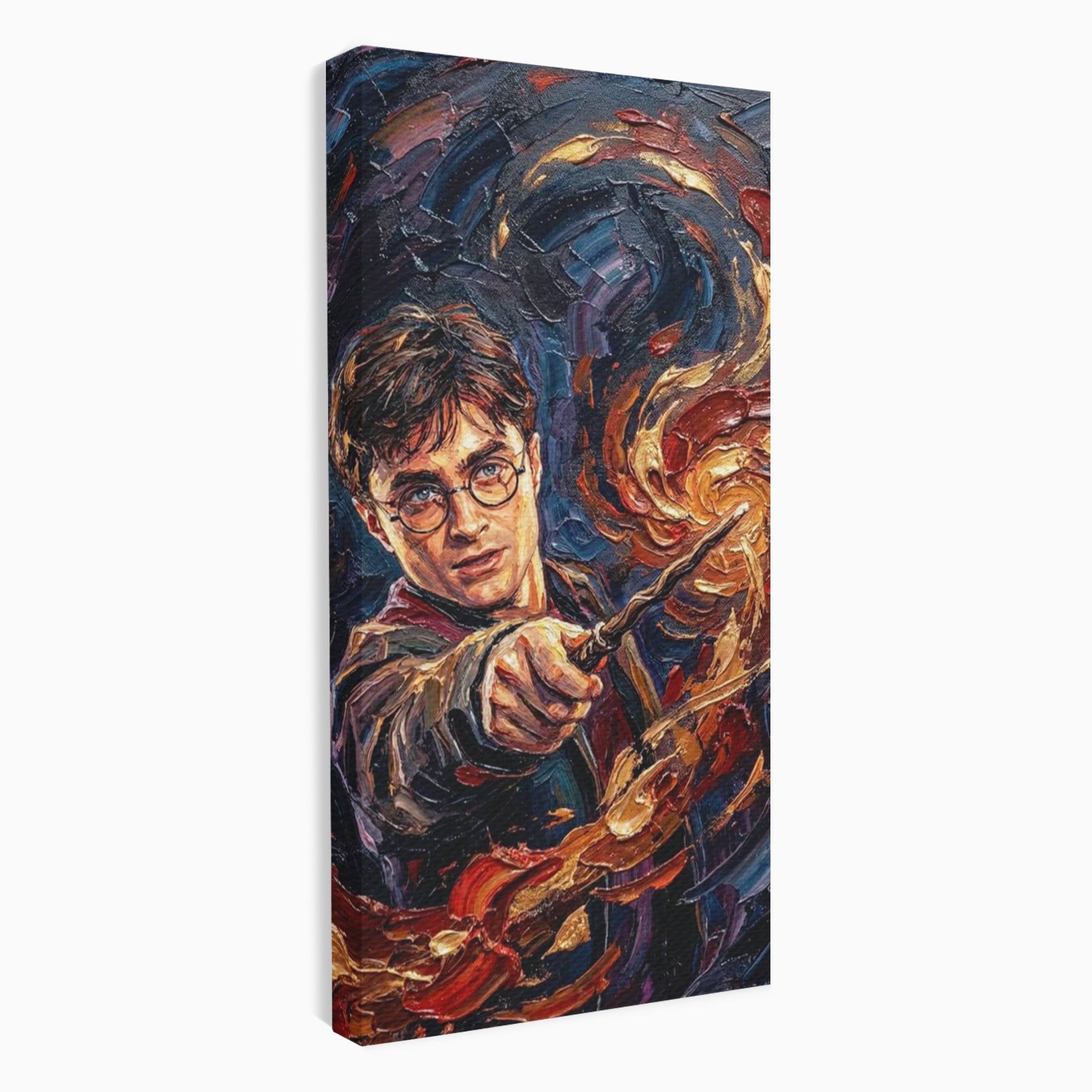 Tablou Canvas Premium LuxCanva® PI1218, Vrajitorul Cu Bagheta, Potter, Magie, Personaj, Fantazie, Living, Culori Vibrante