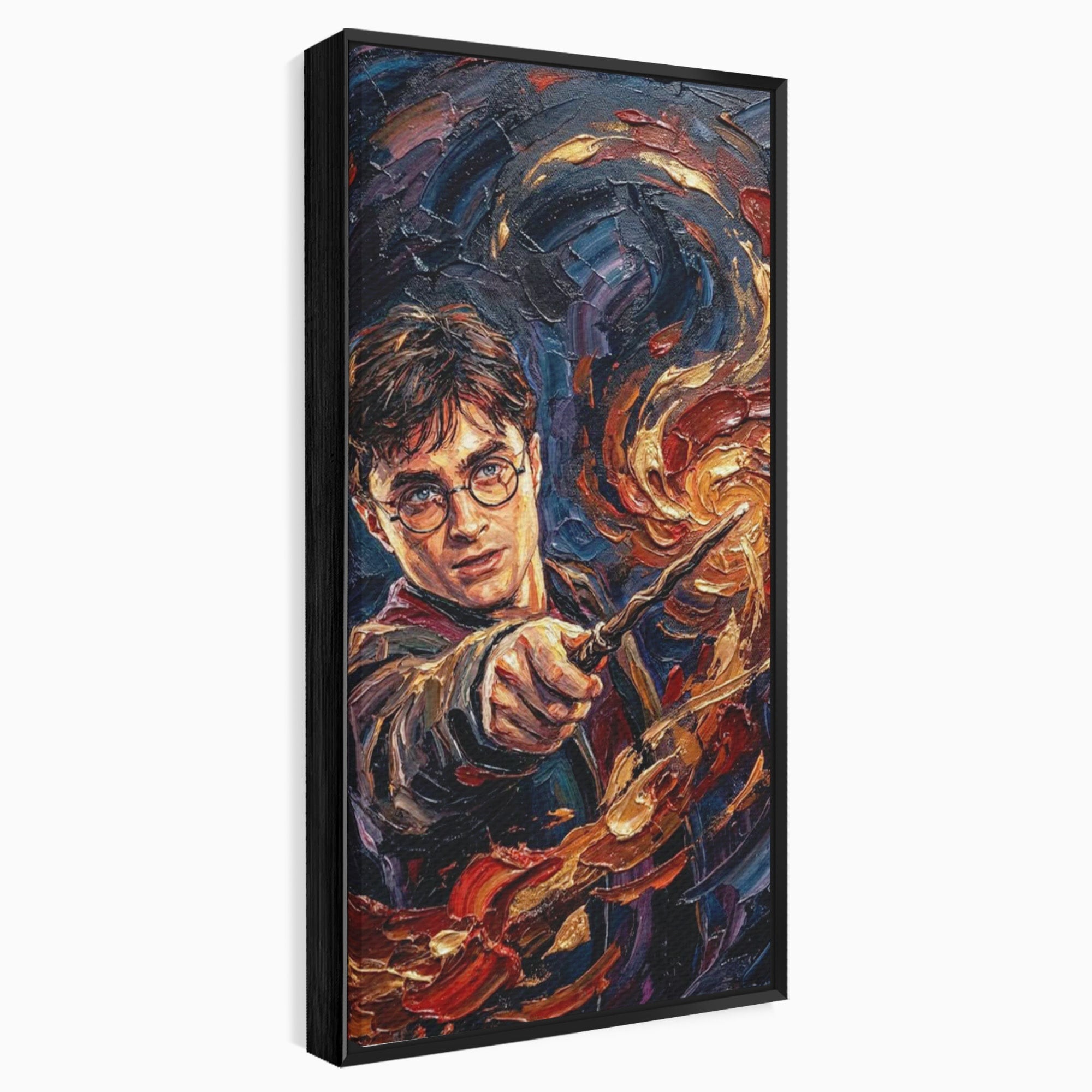 Tablou Canvas Premium LuxCanva® PI1218, Vrajitorul Cu Bagheta, Potter, Magie, Personaj, Fantazie, Living, Culori Vibrante