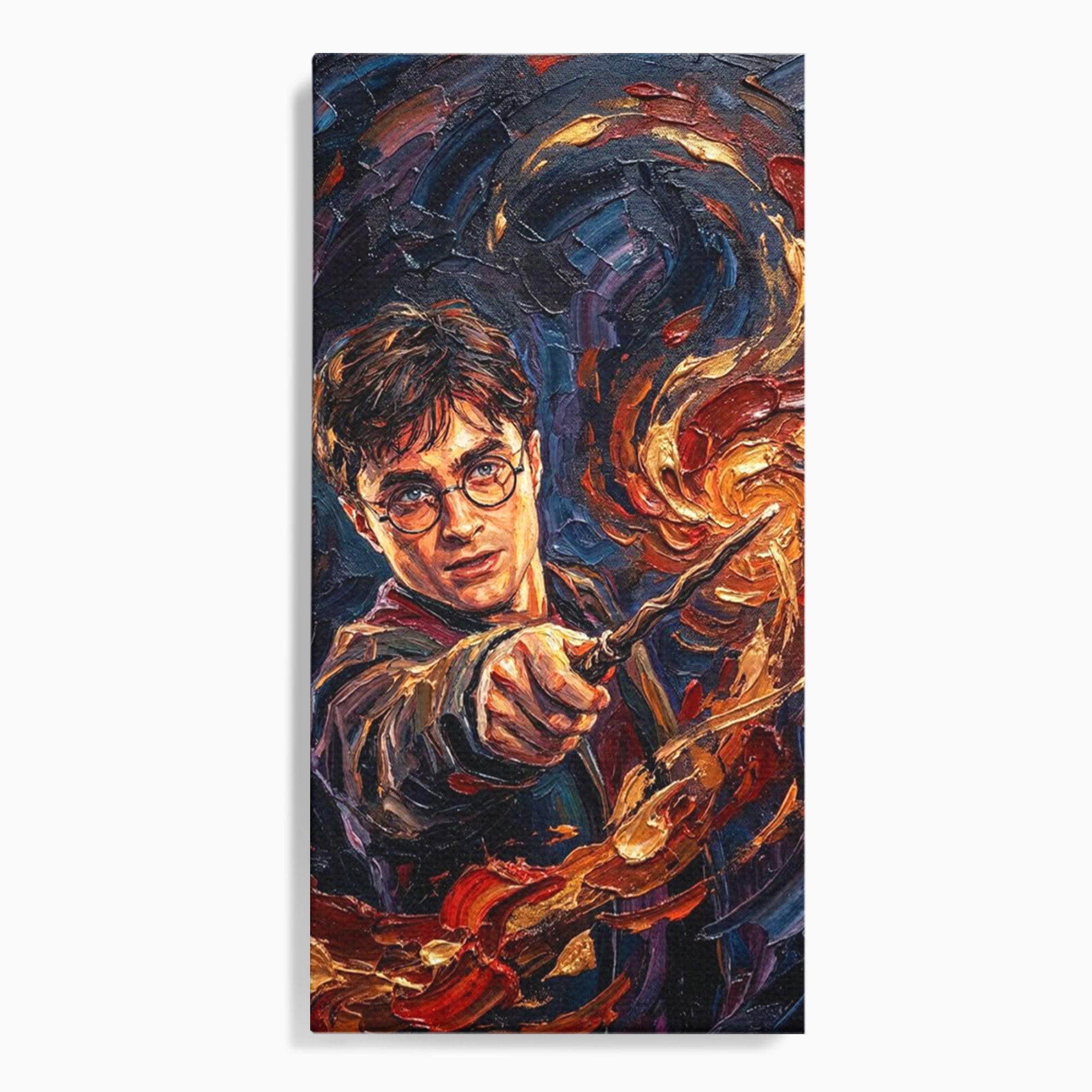 Tablou Canvas Premium LuxCanva® PI1218, Vrajitorul Cu Bagheta, Potter, Magie, Personaj, Fantazie, Living, Culori Vibrante