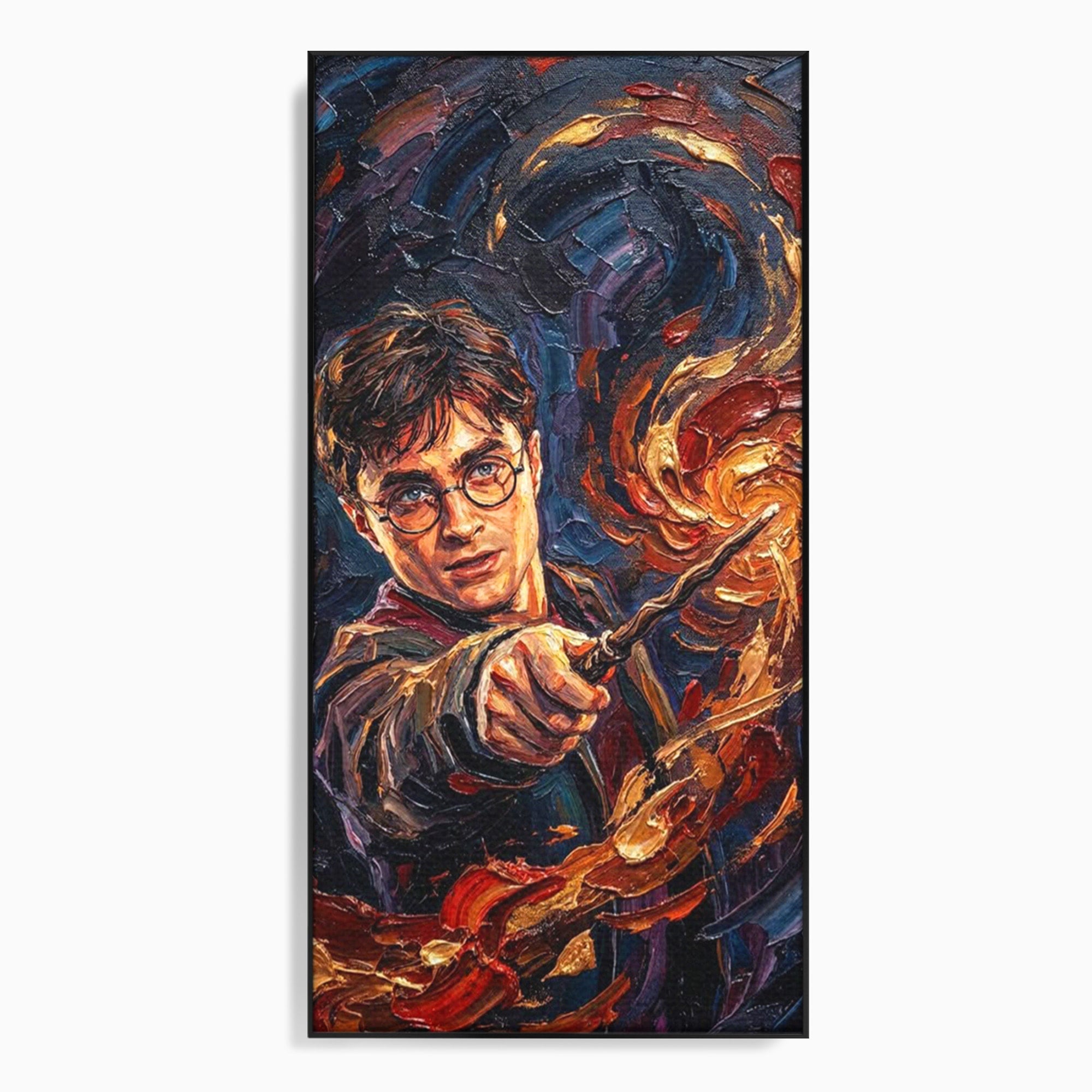 Tablou Canvas Premium LuxCanva® PI1218, Vrajitorul Cu Bagheta, Potter, Magie, Personaj, Fantazie, Living, Culori Vibrante