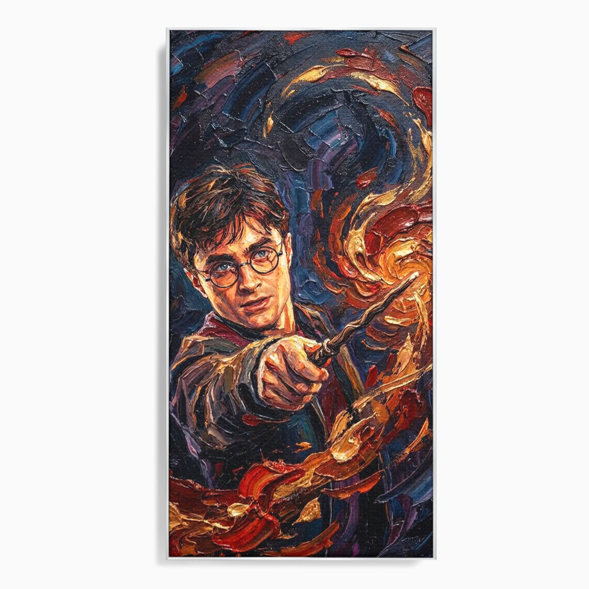 Tablou Canvas Premium LuxCanva® PI1218, Vrajitorul Cu Bagheta, Potter, Magie, Personaj, Fantazie, Living, Culori Vibrante