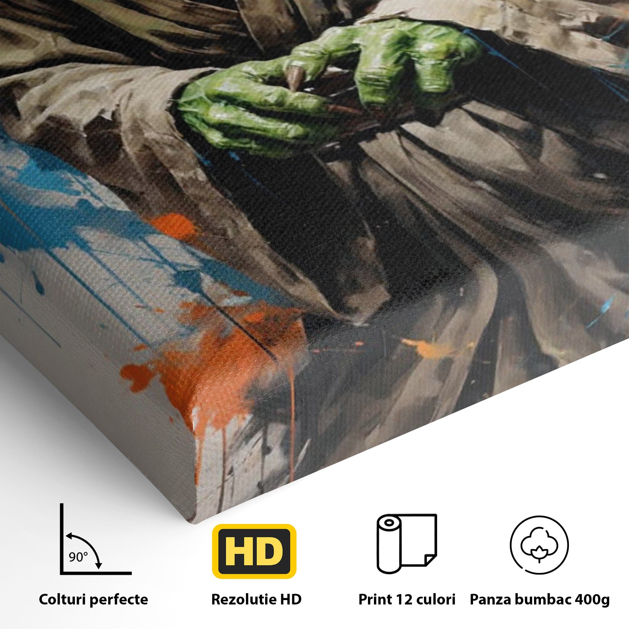 Tablou Canvas Premium LuxCanva® PI1220, Maestrul Jedi, Star Wars, Filme, Science Fiction, Living, Personaj, Arta, Culori Vibrante