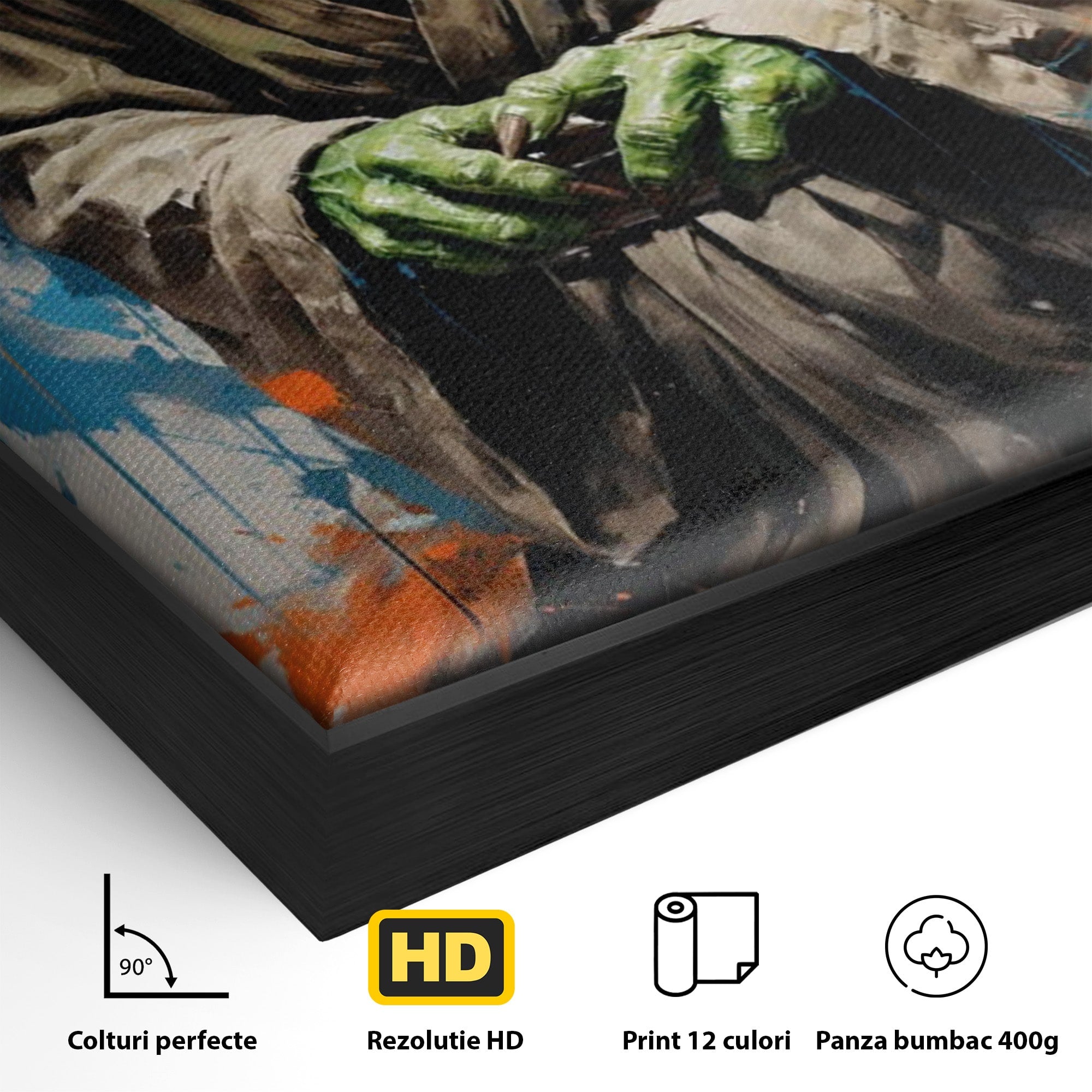 Tablou Canvas Premium LuxCanva® PI1220, Maestrul Jedi, Star Wars, Filme, Science Fiction, Living, Personaj, Arta, Culori Vibrante