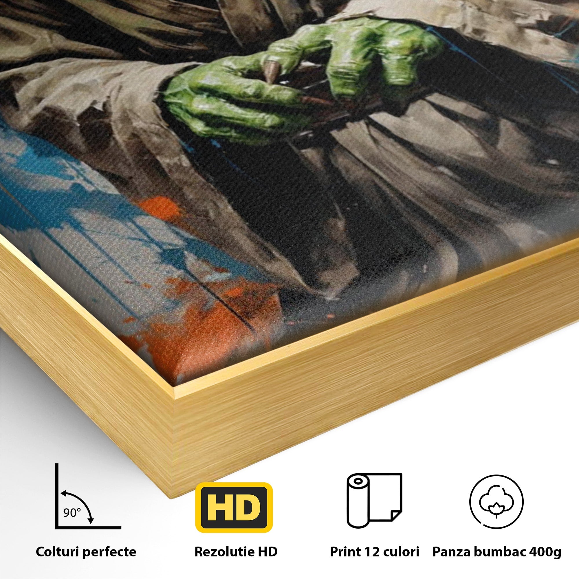 Tablou Canvas Premium LuxCanva® PI1220, Maestrul Jedi, Star Wars, Filme, Science Fiction, Living, Personaj, Arta, Culori Vibrante