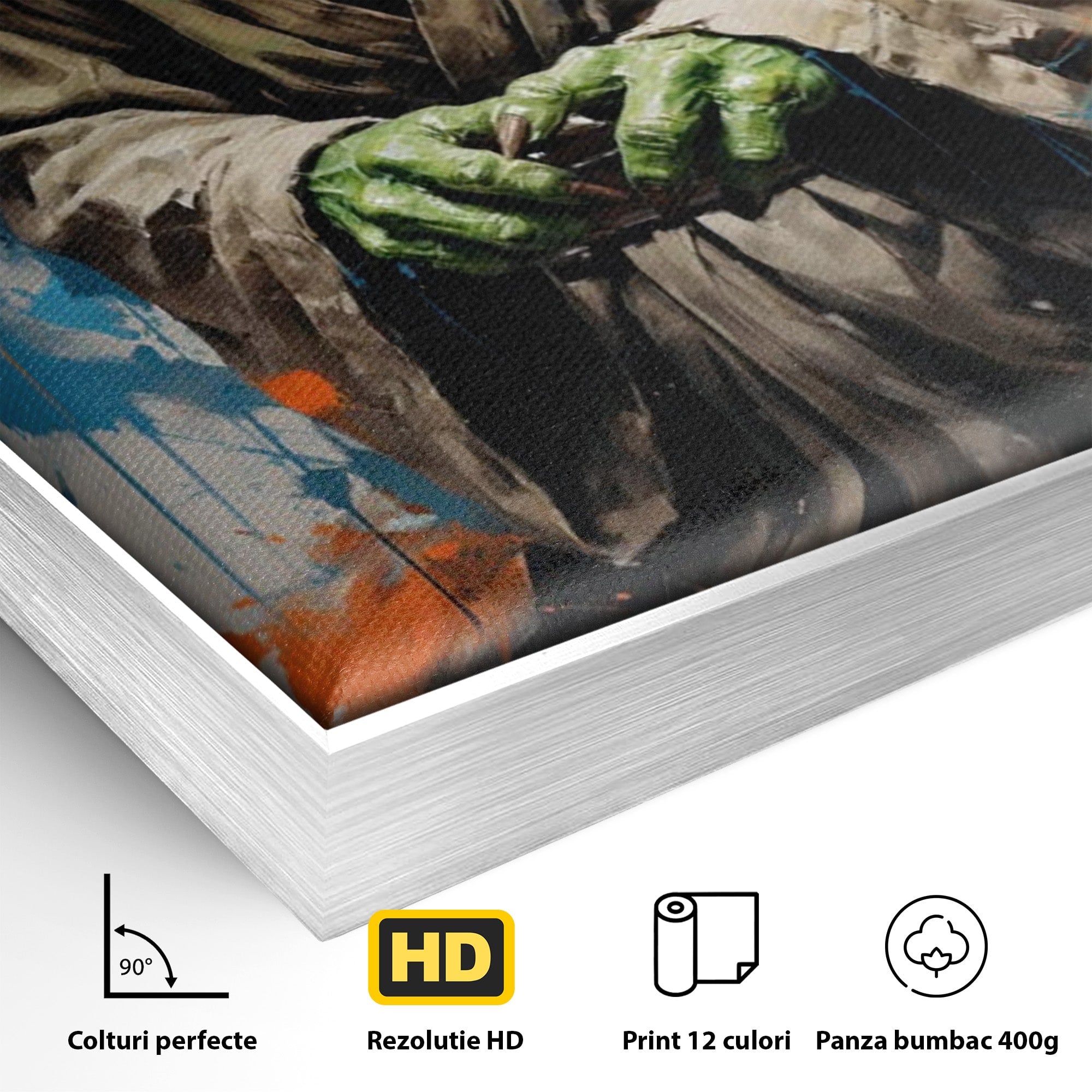 Tablou Canvas Premium LuxCanva® PI1220, Maestrul Jedi, Star Wars, Filme, Science Fiction, Living, Personaj, Arta, Culori Vibrante