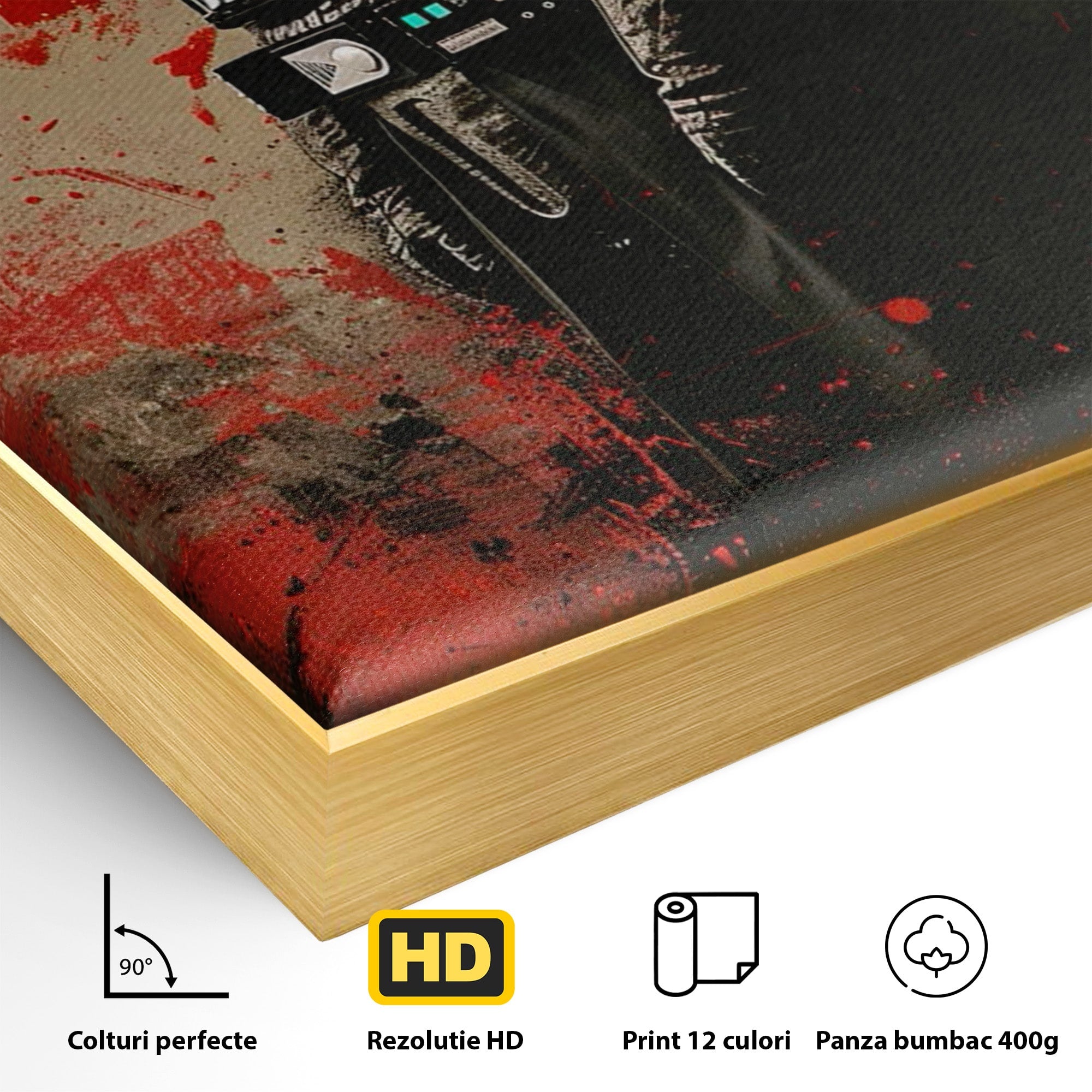 Tablou Canvas Premium LuxCanva® PI1221, Dark Lord, Razboinic, Sci-Fi, Fictiune, Dormitor, Living, Culori Vibrante