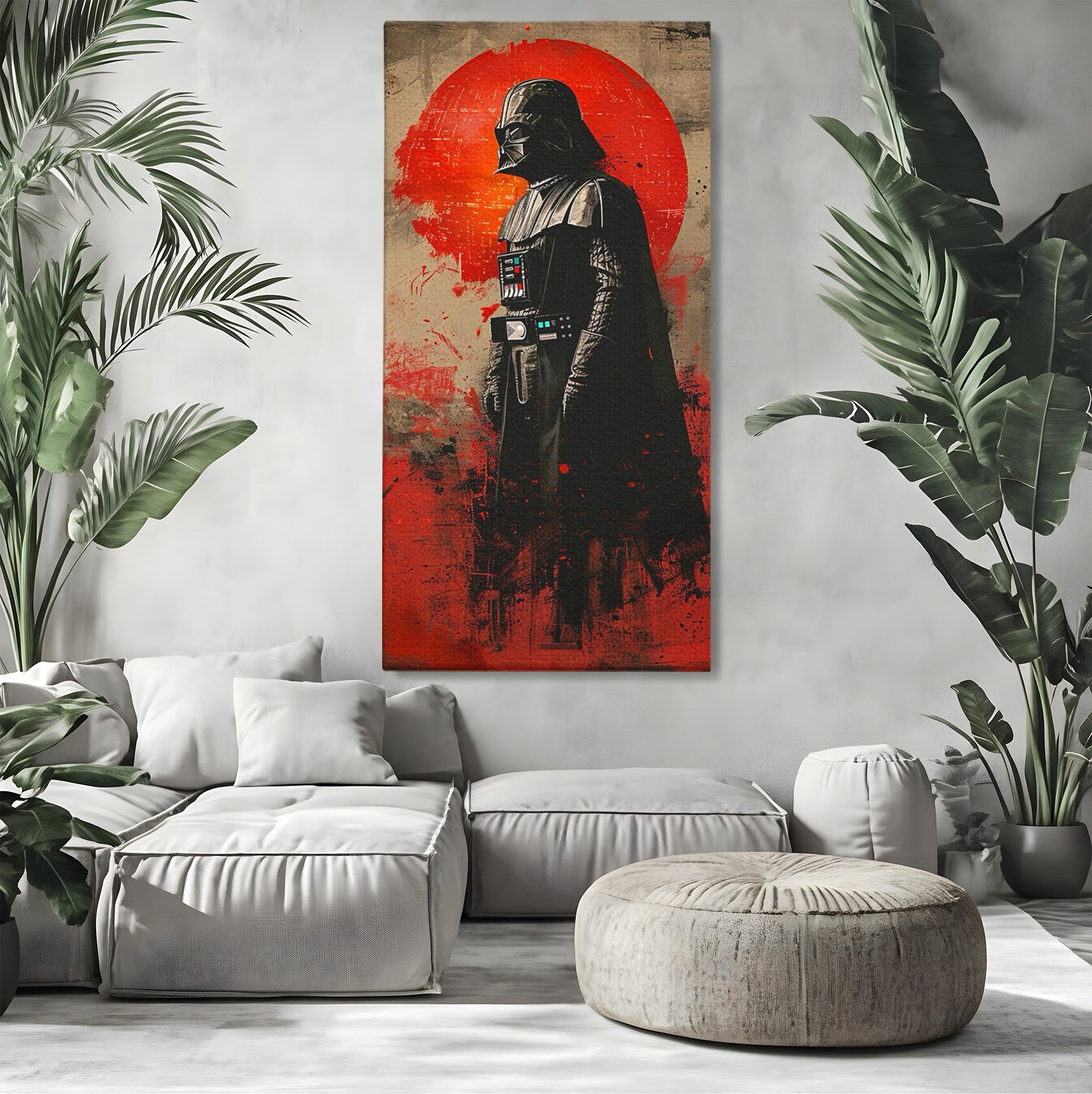 Tablou Canvas Premium LuxCanva® PI1221, Dark Lord, Razboinic, Sci-Fi, Fictiune, Dormitor, Living, Culori Vibrante