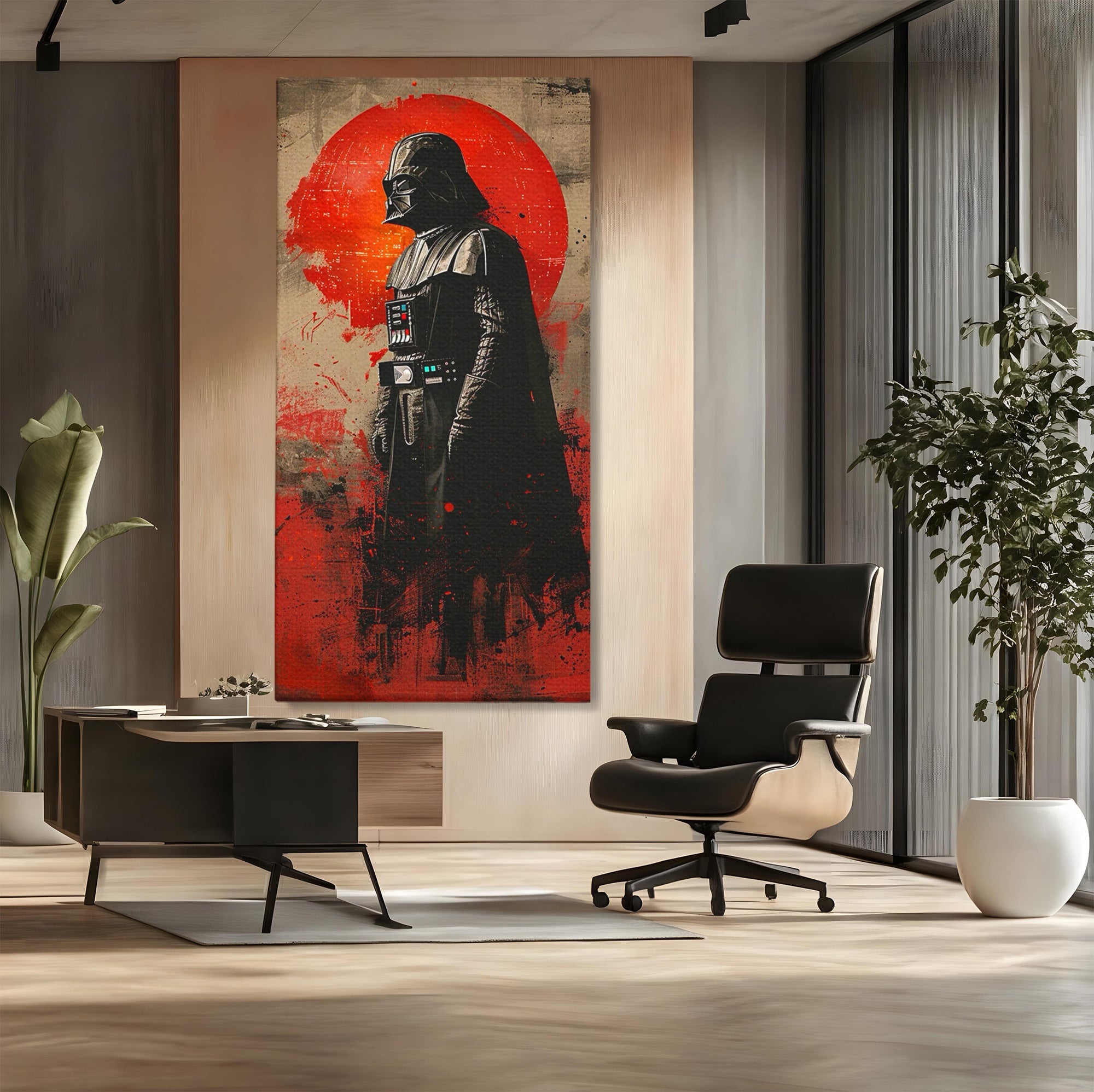 Tablou Canvas Premium LuxCanva® PI1221, Dark Lord, Razboinic, Sci-Fi, Fictiune, Dormitor, Living, Culori Vibrante